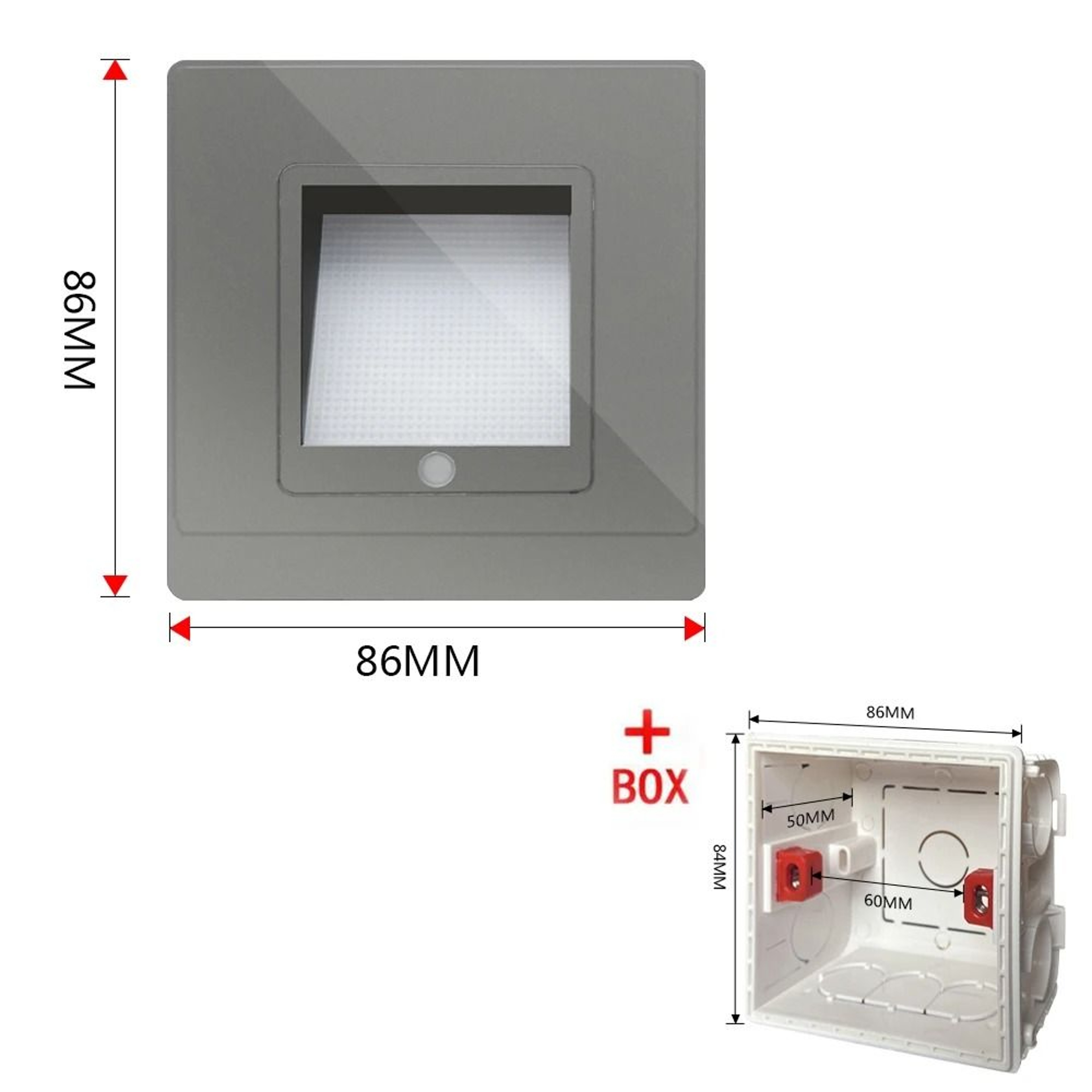 Radar Motion Sensor LED Stair Light For Bedroom And Closet 8