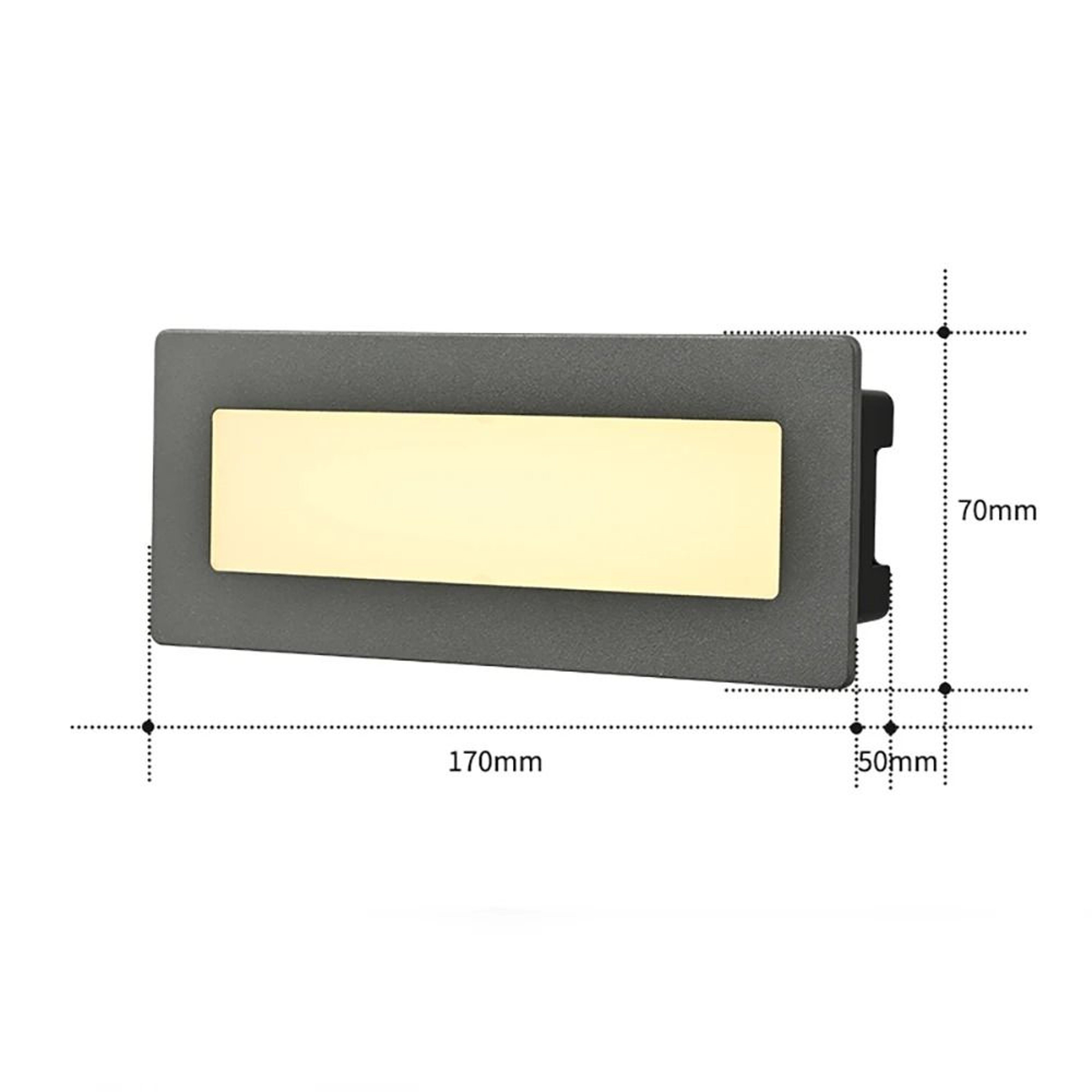 IP65 Waterproof Recessed LED Outdoor Stair Step Light For Garden And Pathways 6
