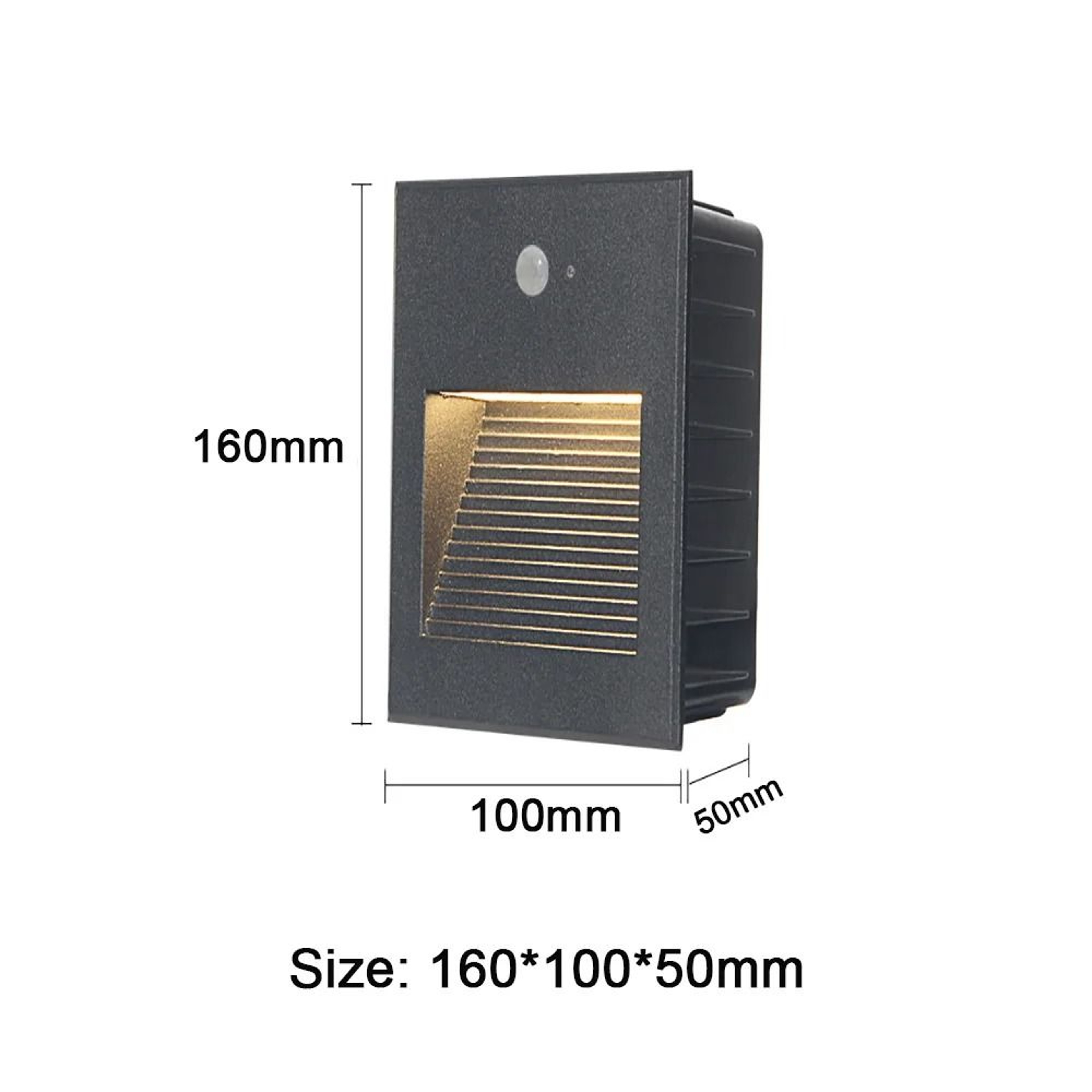 Waterproof Motion Sensor LED Stair Step Wall Light For Indoor And Outdoor Use 3