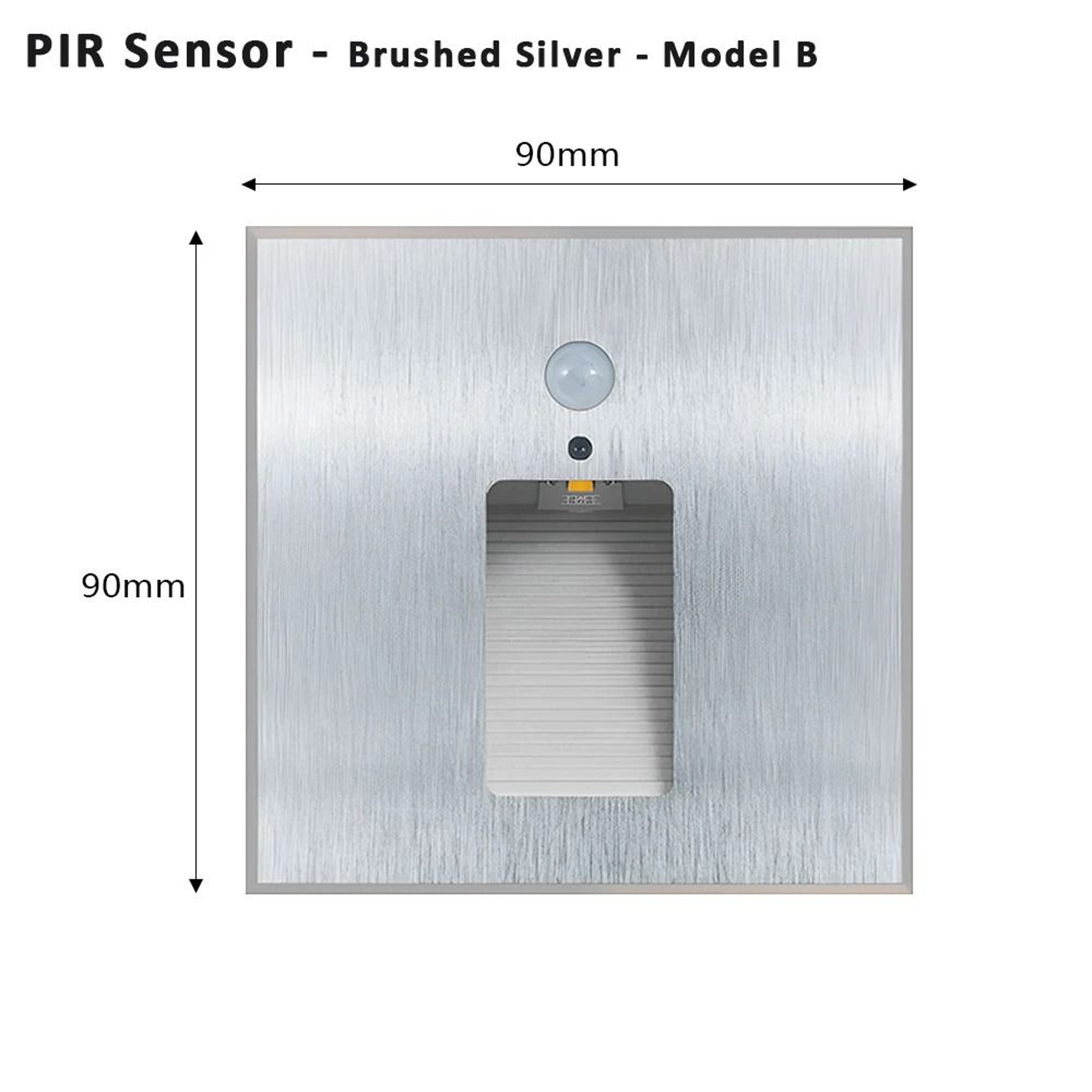 Aluminum LED Motion Sensor Stair Wall Light For Bathroom And Kitchen 16