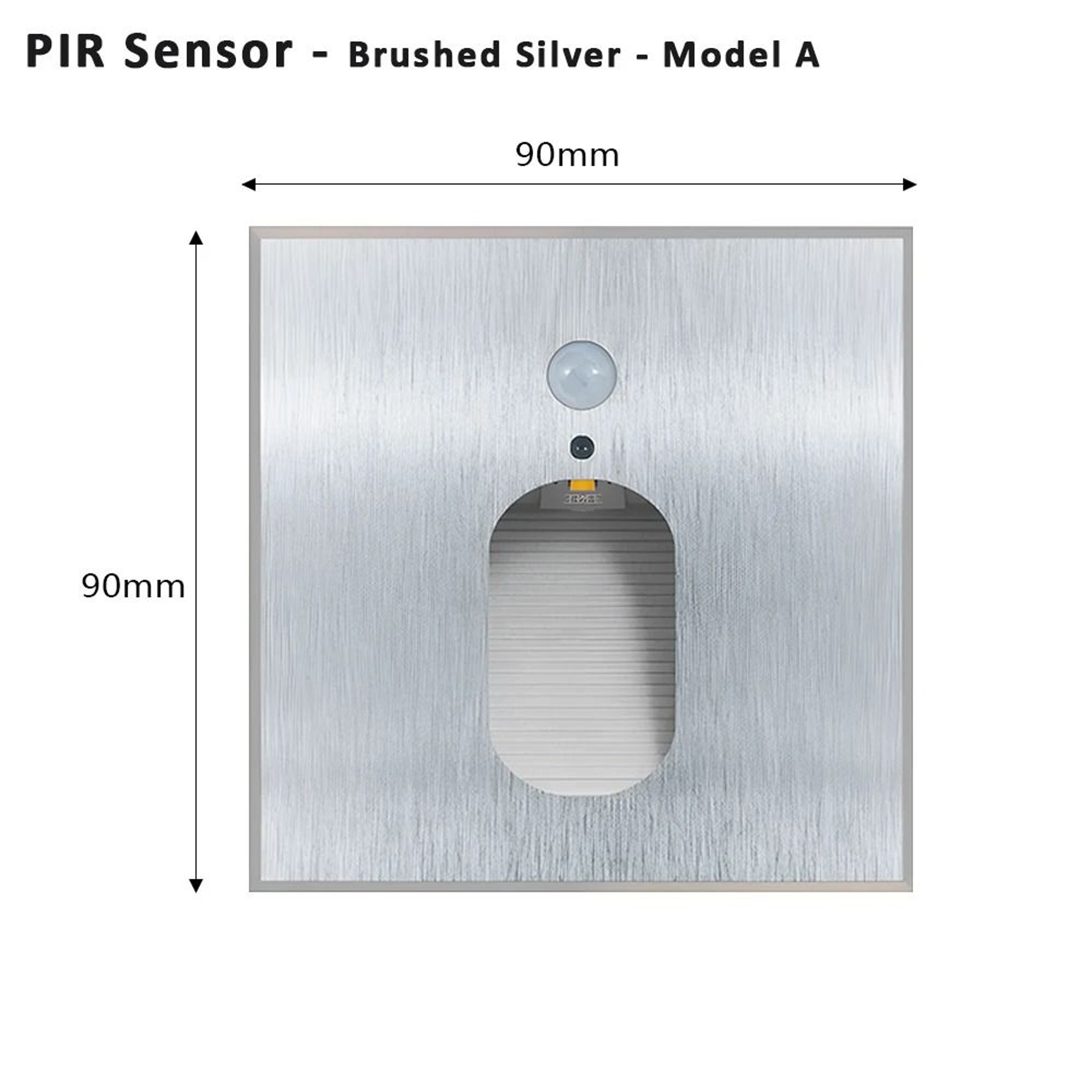 Aluminum LED Motion Sensor Stair Wall Light For Bathroom And Kitchen 12
