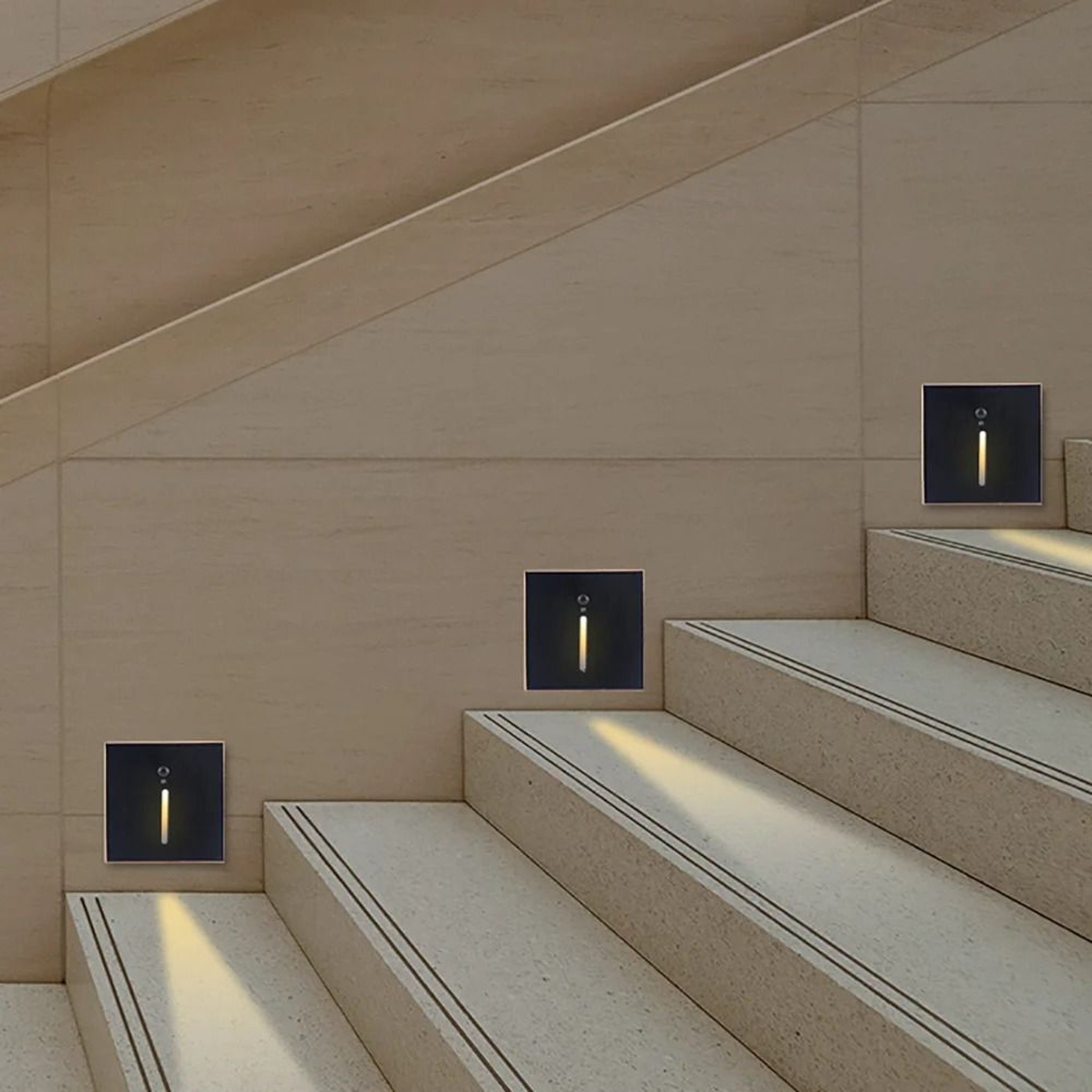 3W Recessed LED Motion Sensor Stair Step Light For Indoor Use 0