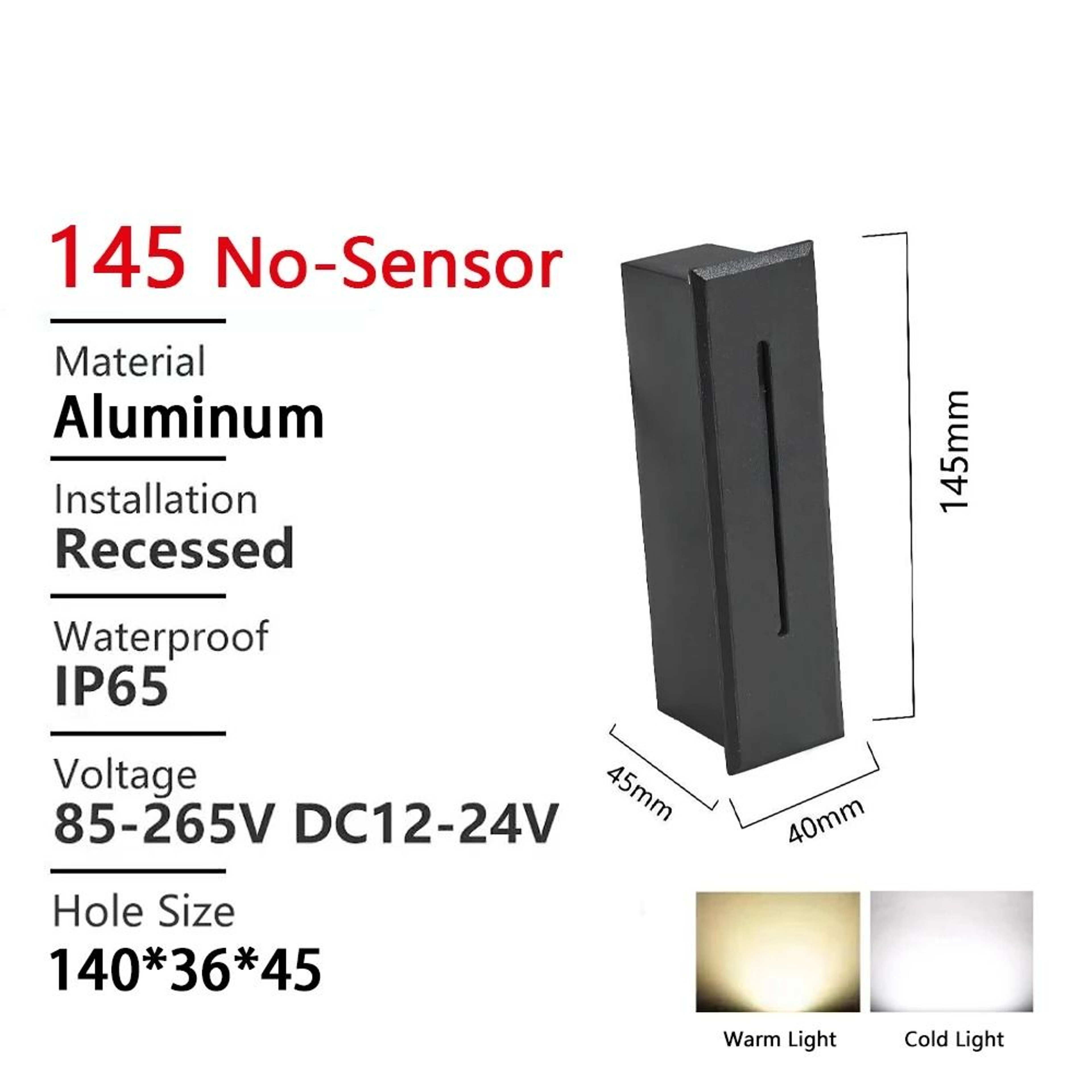 Waterproof Recessed LED Outdoor Stair Step Light For Pathways And Fences 2