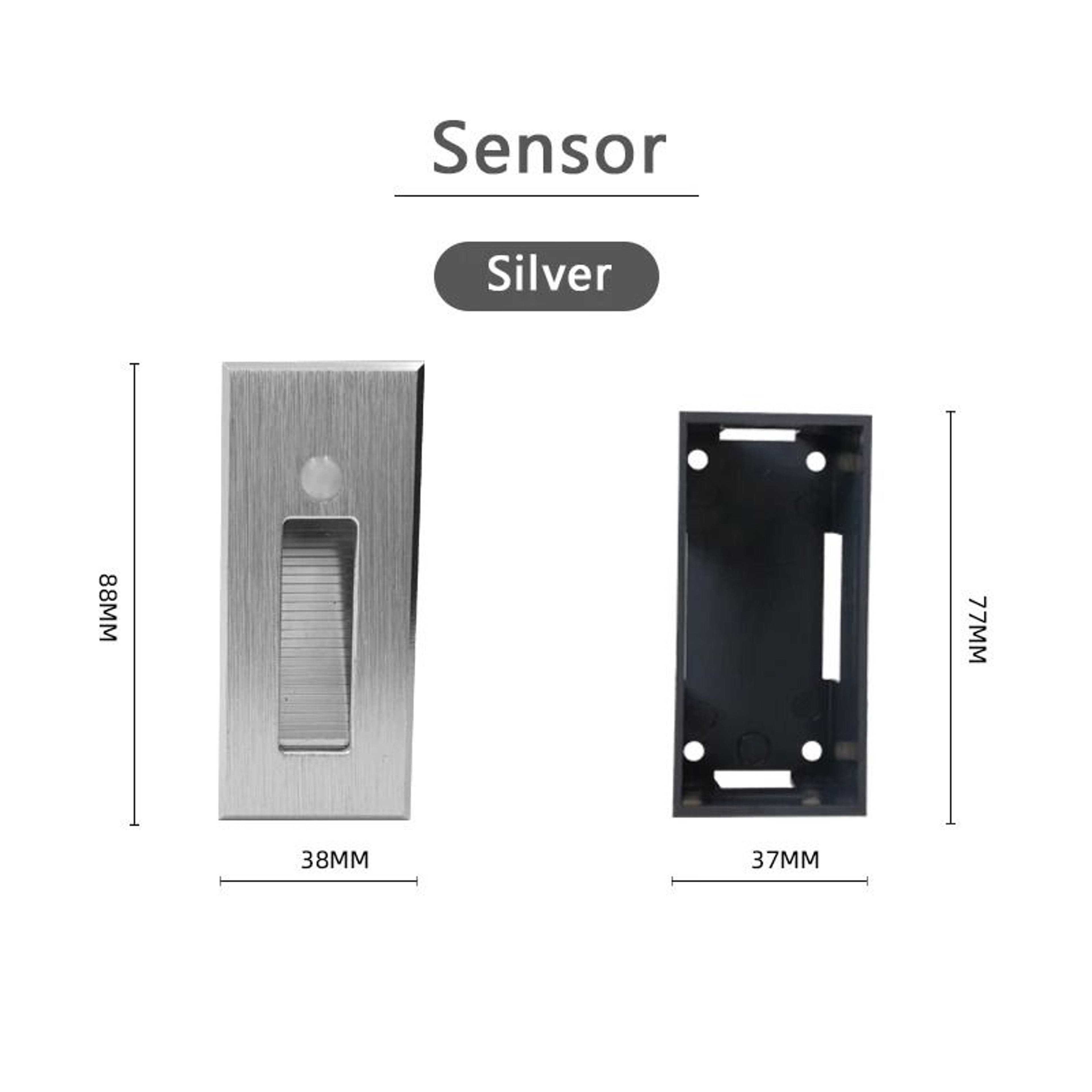 3W Recessed LED Motion Sensor Stair Step Wall Light For Indoor Use 6