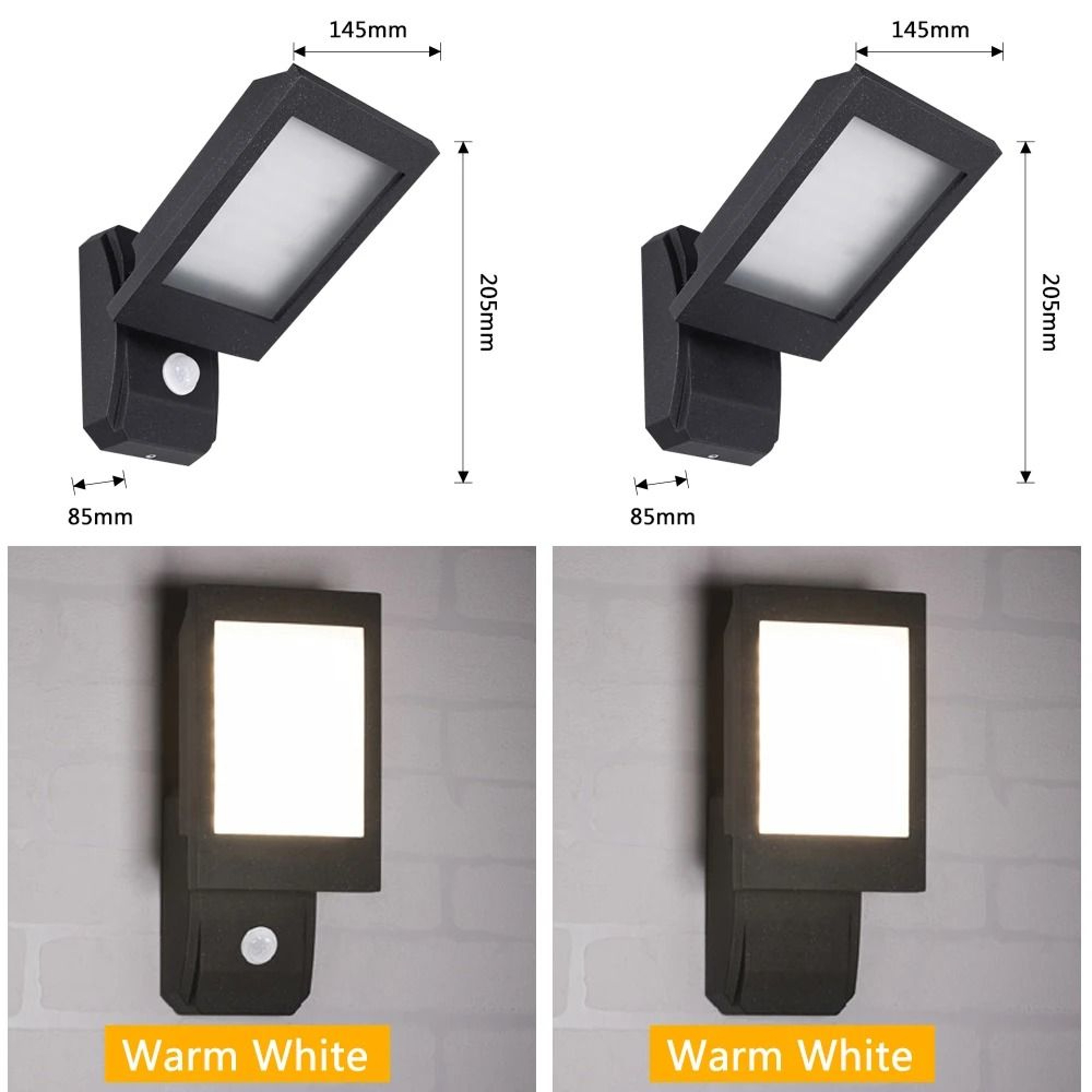 Waterproof Outdoor LED Motion Sensor Wall Light For Garden And Porch 3