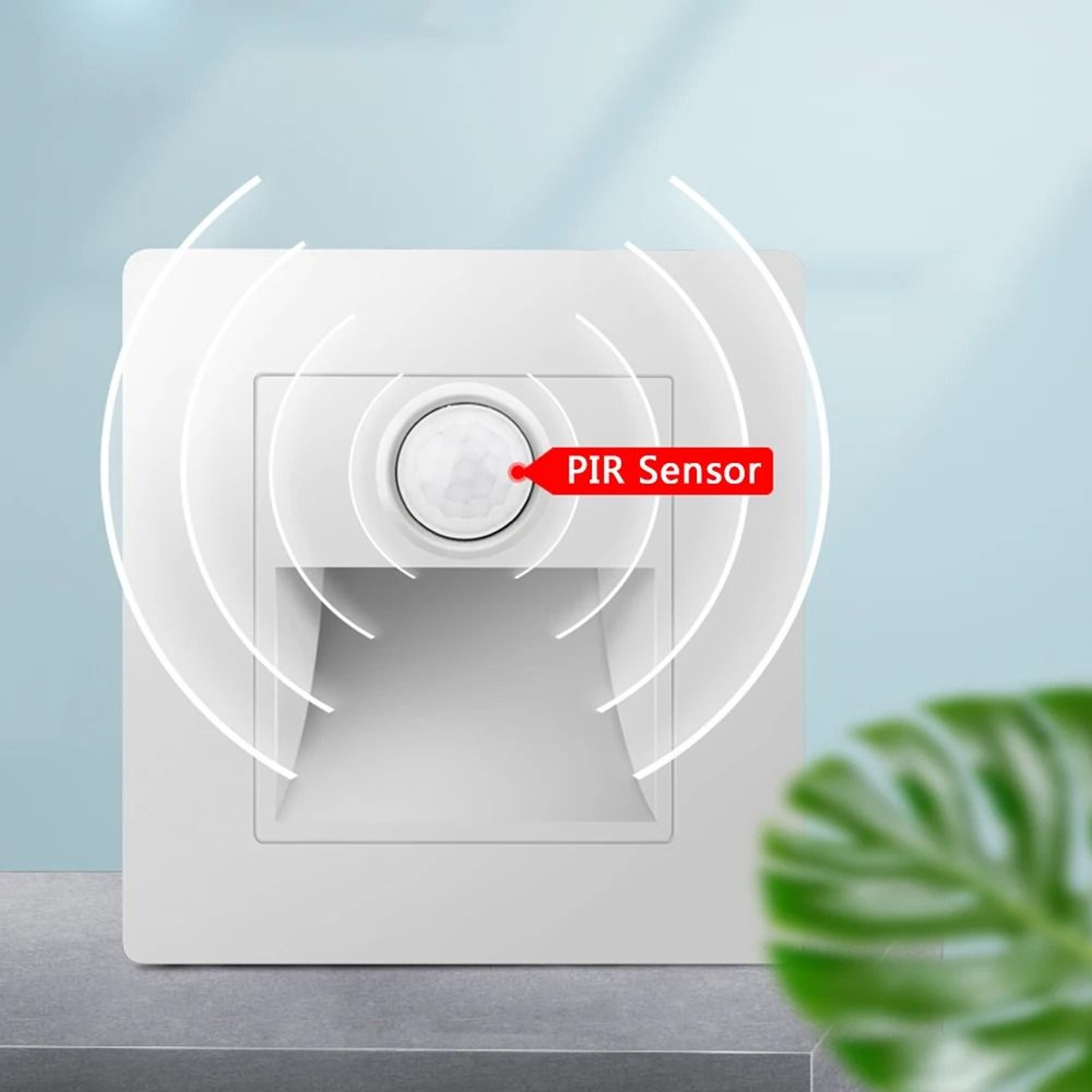 PIR Motion Sensor Recessed LED Stair Step Wall Light For Indoor Use 11