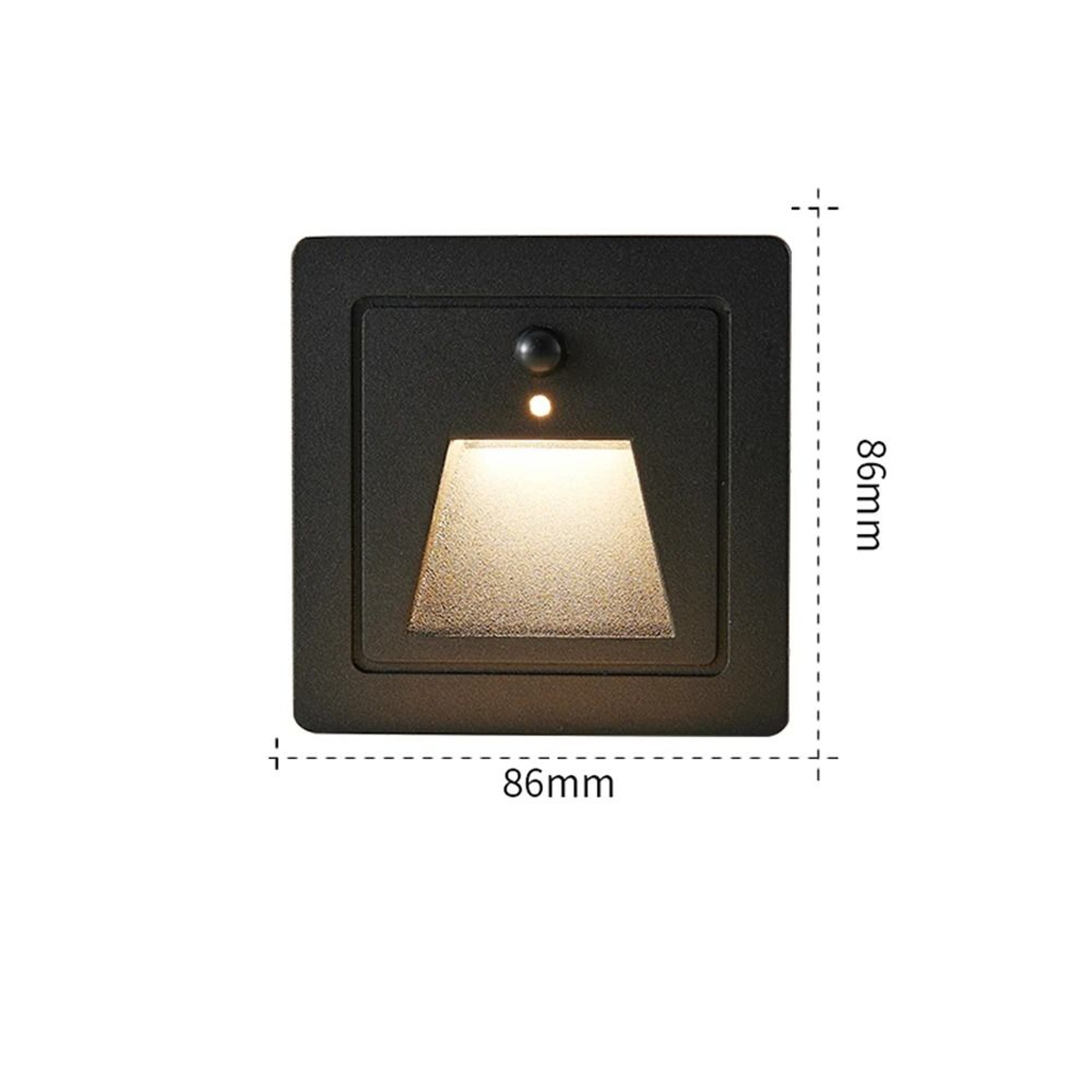 3W IP65 Waterproof LED Motion Sensor Outdoor Stair Step Light 4