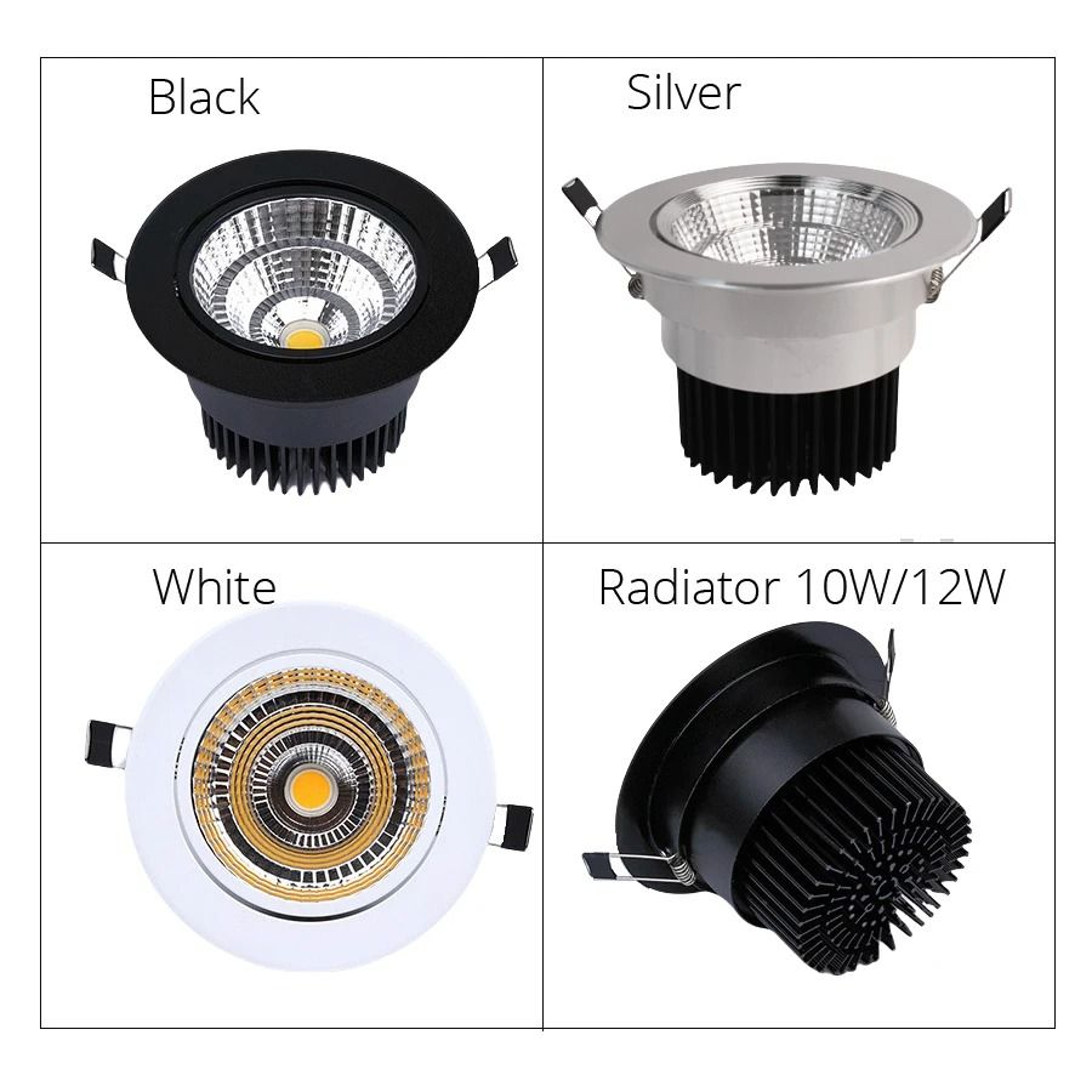 Dimmable Mini COB LED Recessed Ceiling Downlight 3W 5W 7W 12W 2