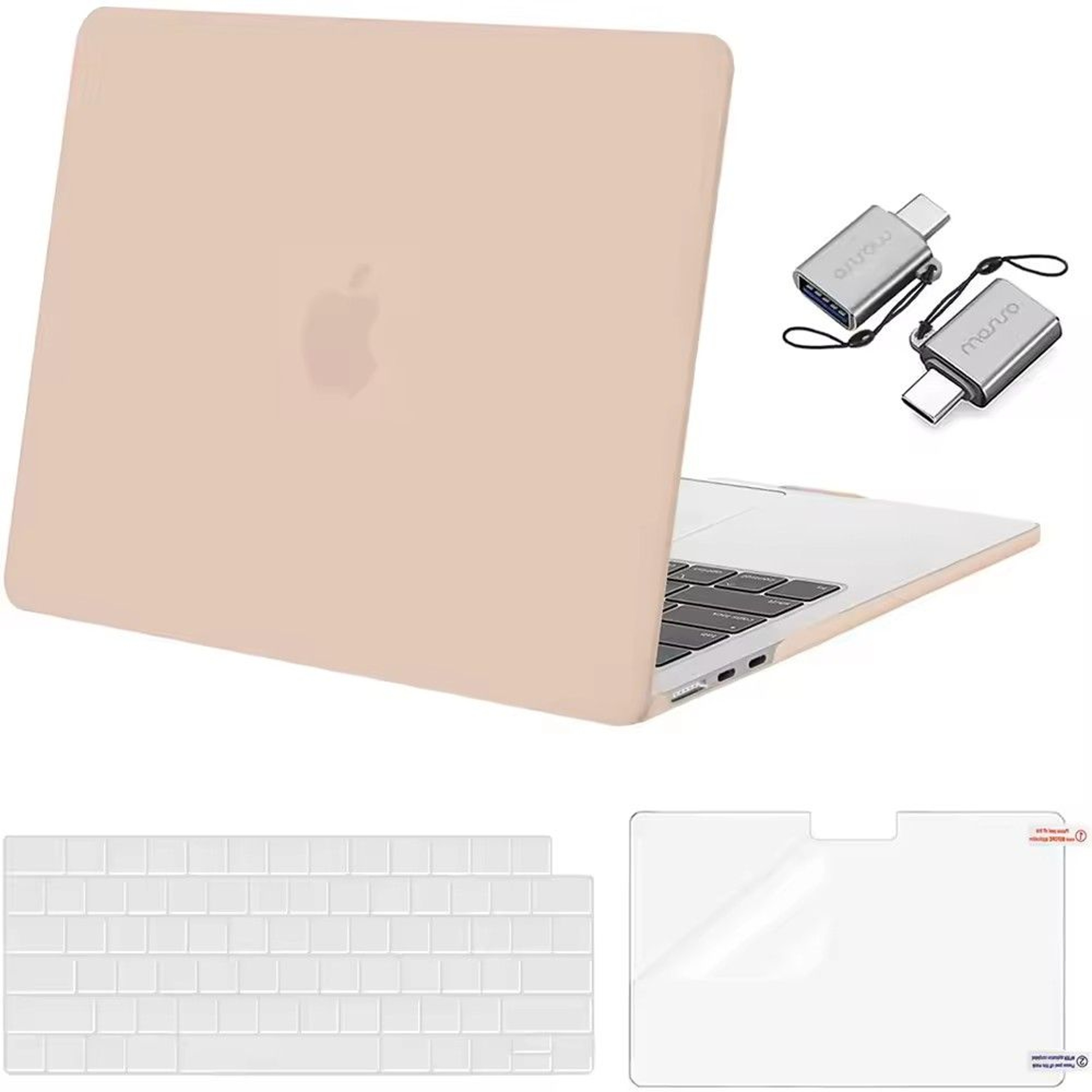 025 Clear Hard Shell MacBook Cover Snap On Case for MacBook Air & Pro (M1–M4) – view 12