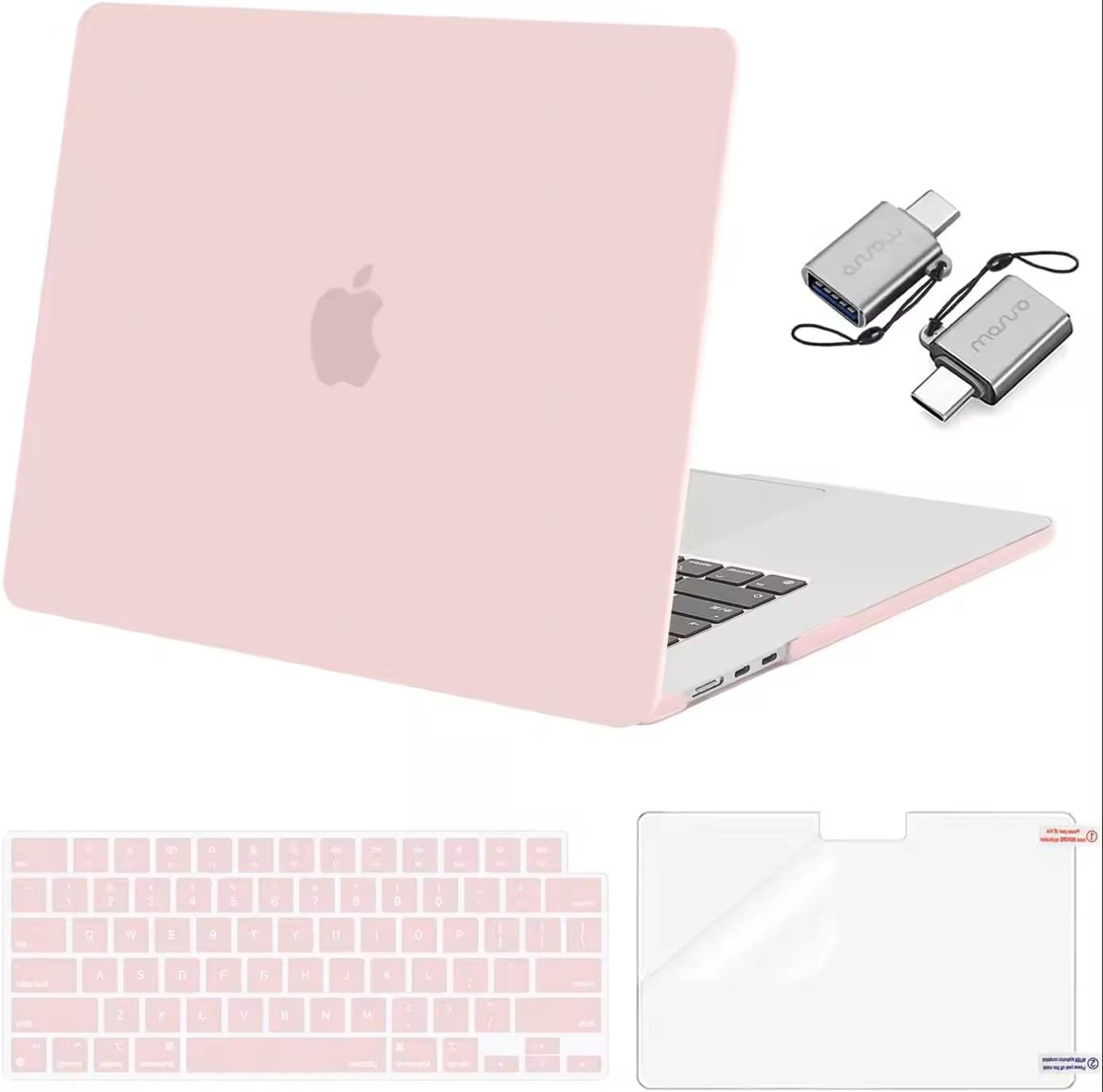 025 Clear Hard Shell MacBook Cover Snap On Case for MacBook Air & Pro (M1–M4) – view 19