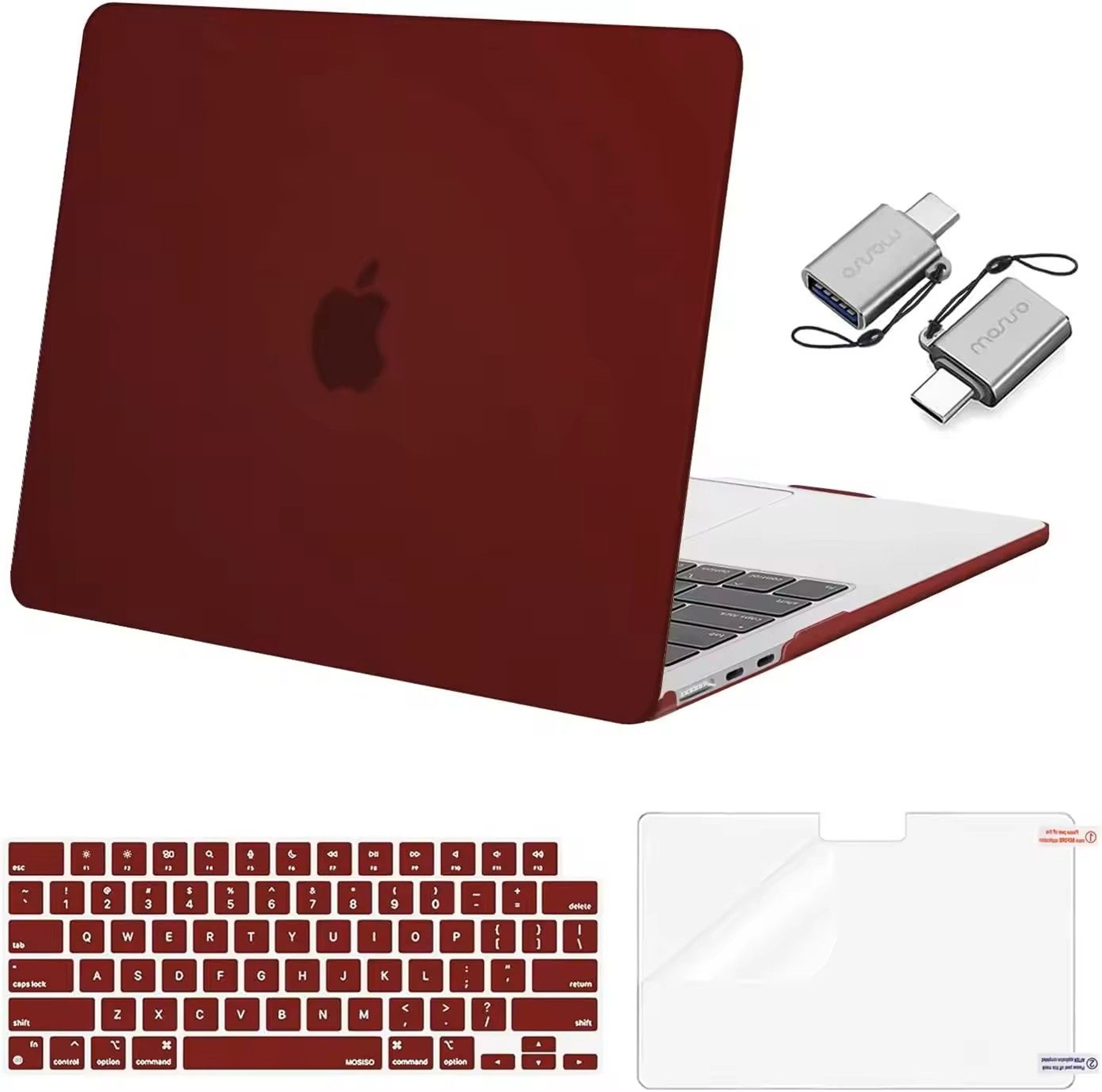 025 Clear Hard Shell MacBook Cover Snap On Case for MacBook Air & Pro (M1–M4) – view 4