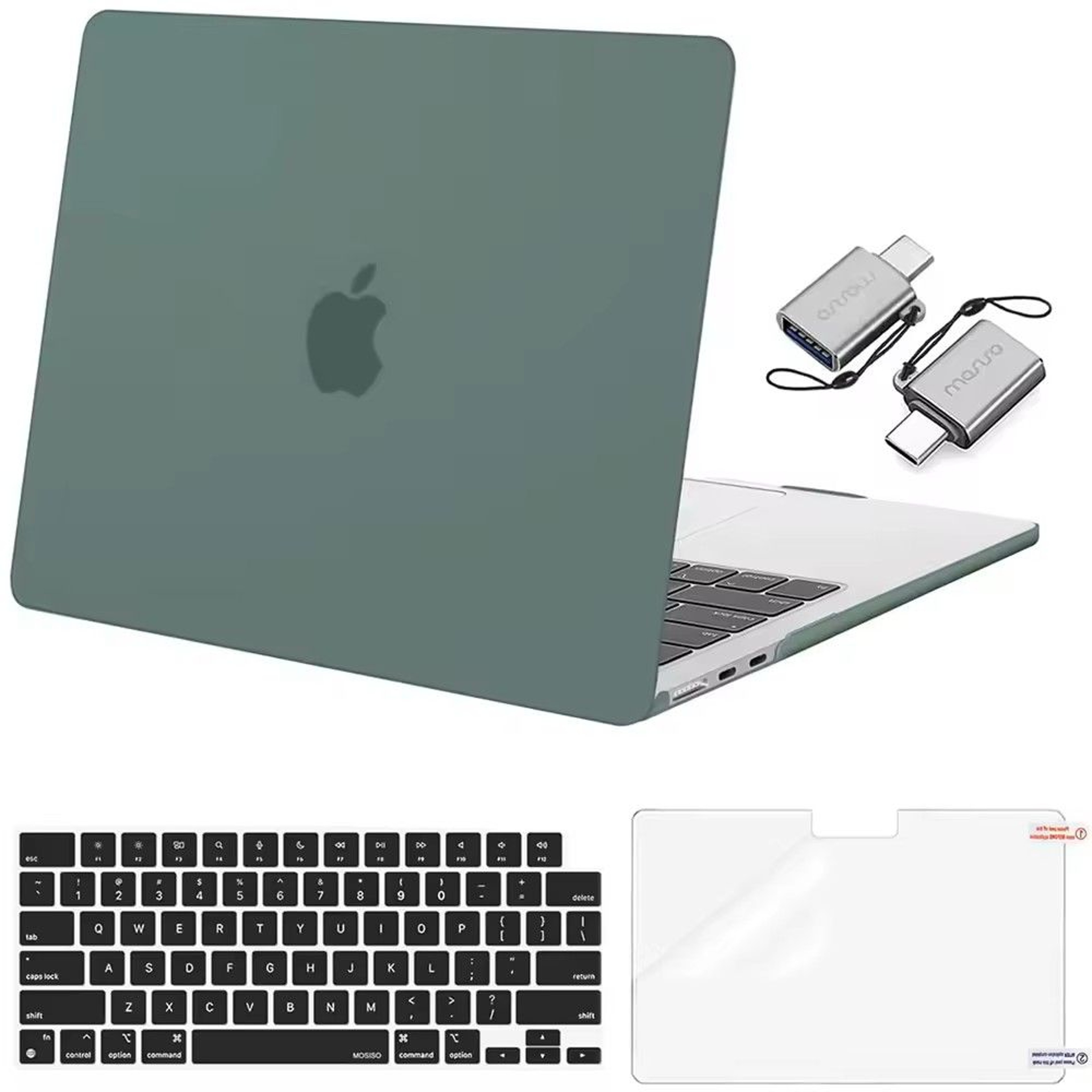 025 Clear Hard Shell MacBook Cover Snap On Case For MacBook Air  Pro M1M4 21