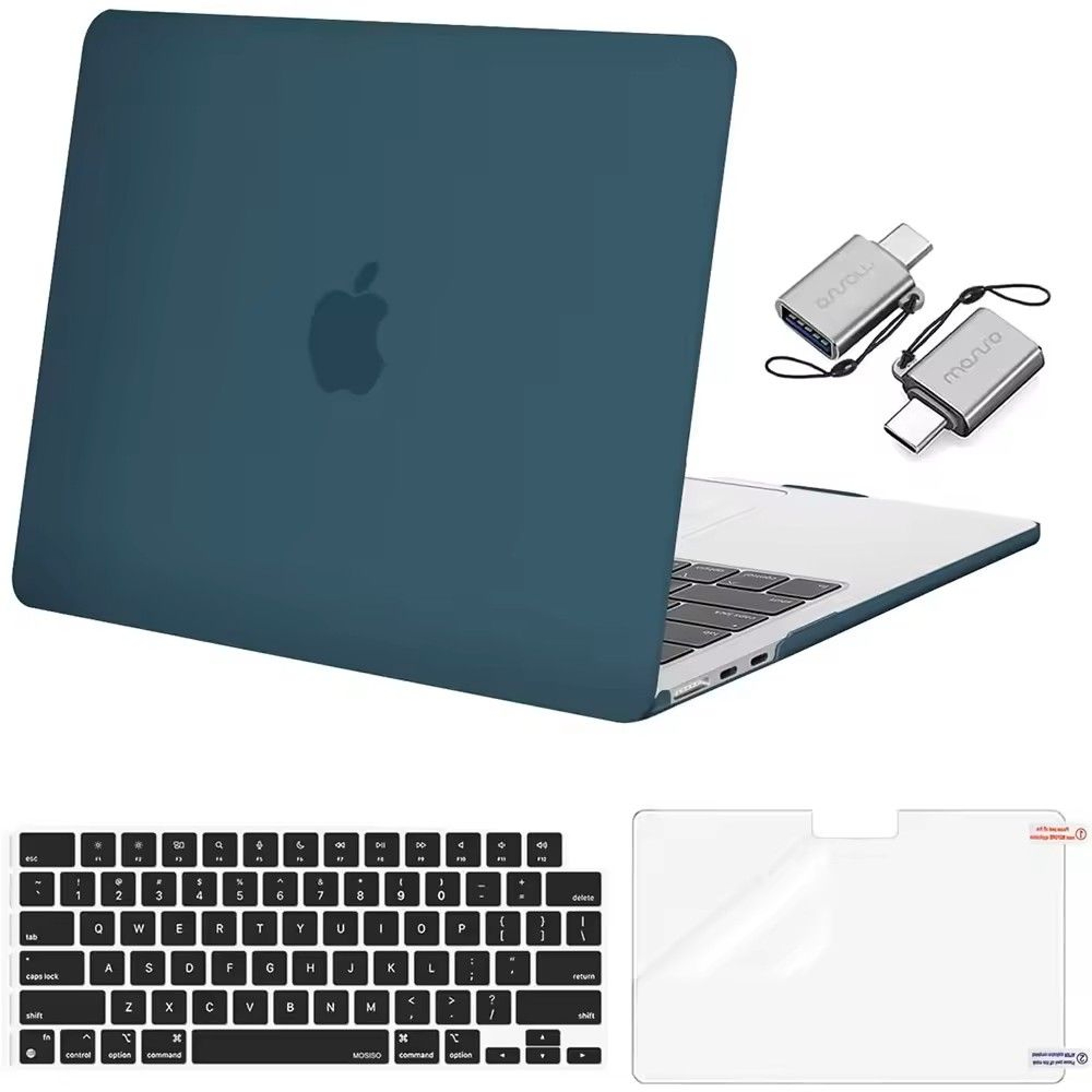 025 Clear Hard Shell MacBook Cover Snap On Case For MacBook Air  Pro M1M4 22
