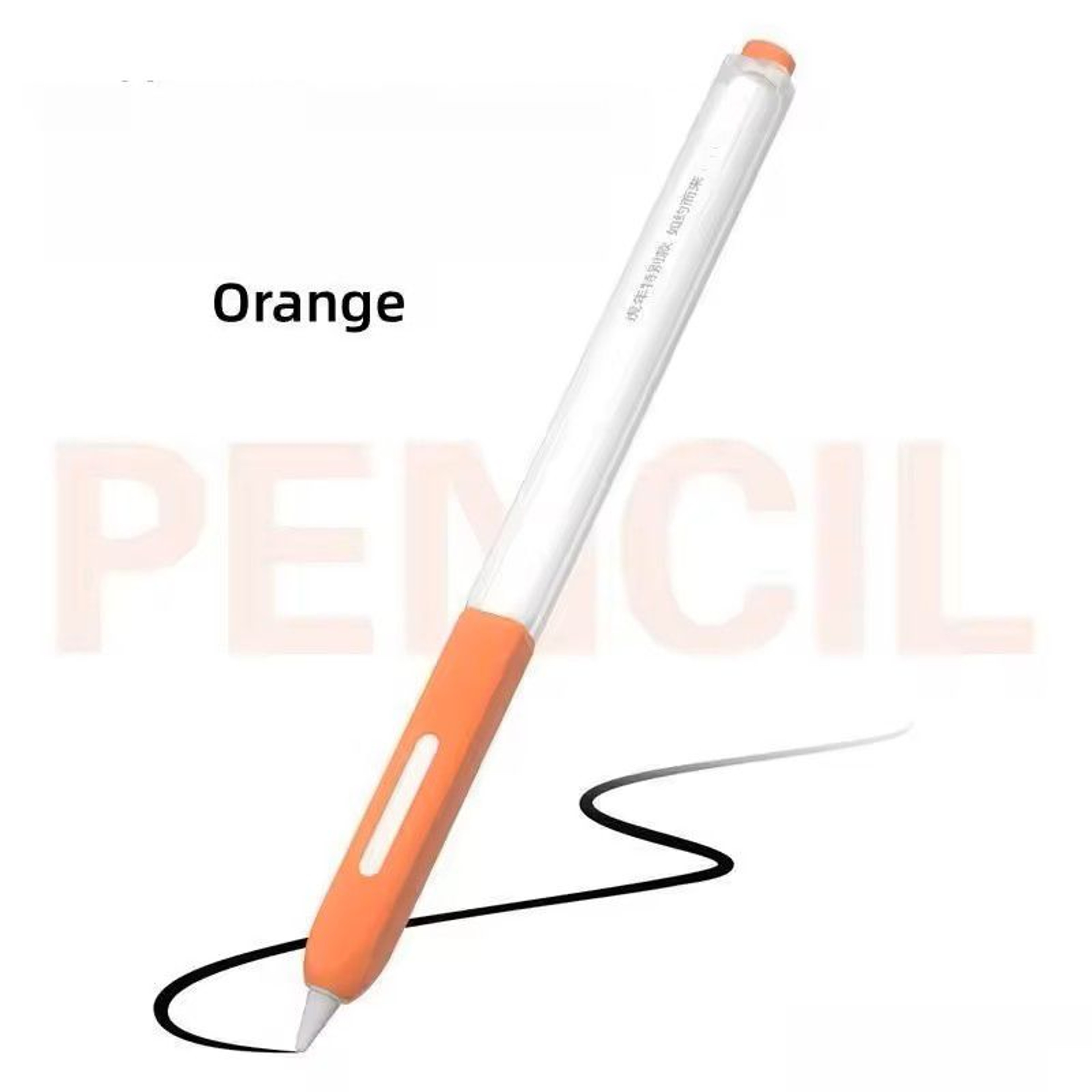 Clear Silicone Apple Pencil Case Sleeve With Tip Cap For Apple Pencil Pro  2nd Gen 8