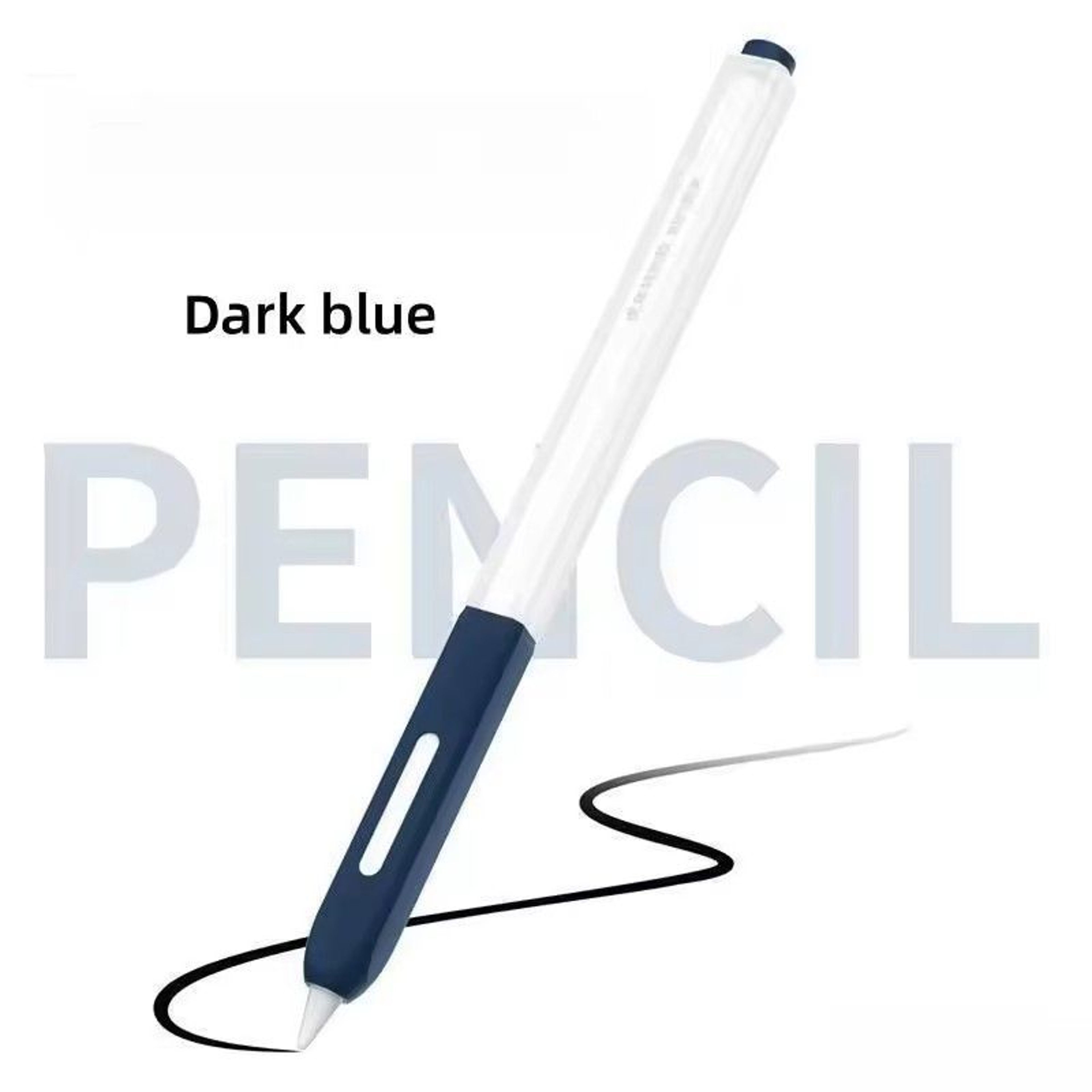 Clear Silicone Apple Pencil Case Sleeve With Tip Cap For Apple Pencil Pro  2nd Gen 9