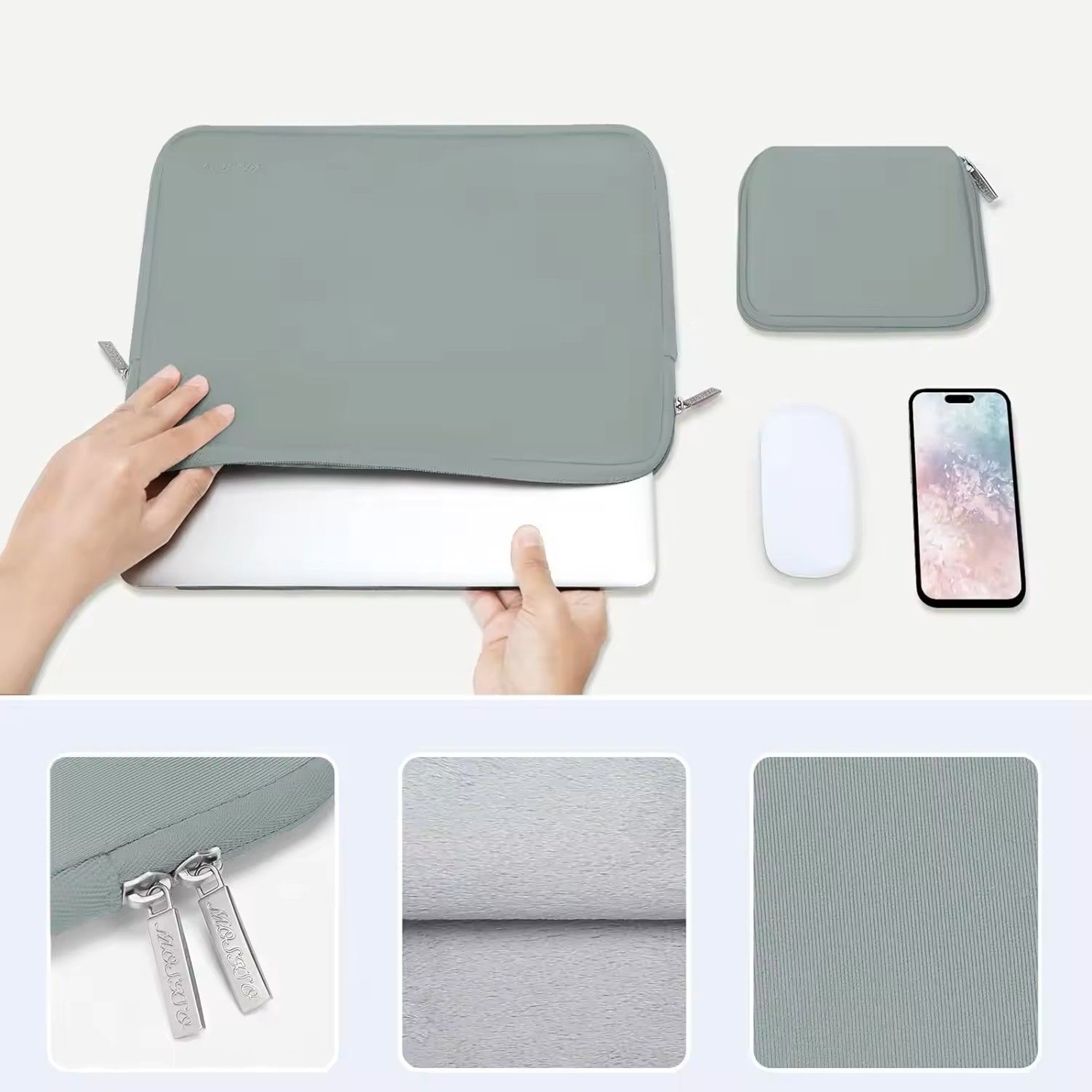 Waterproof Laptop Sleeve with Handle Briefcase for 11–16" Devices (MacBook Air/Pro & More) – view 2
