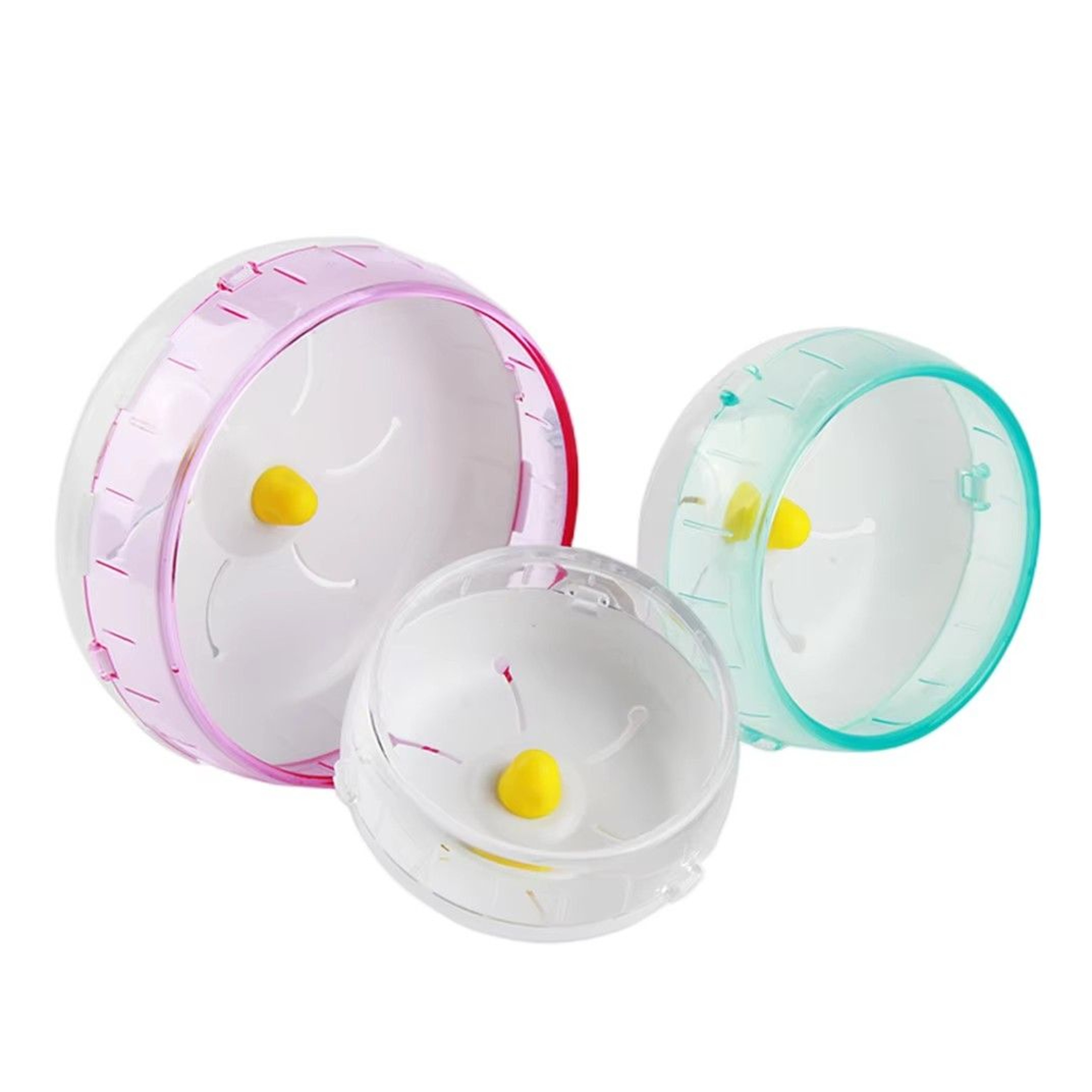 Silent Hamster Wheel Running Disc Small Pet Exercise Saucer In 3 Sizes 0