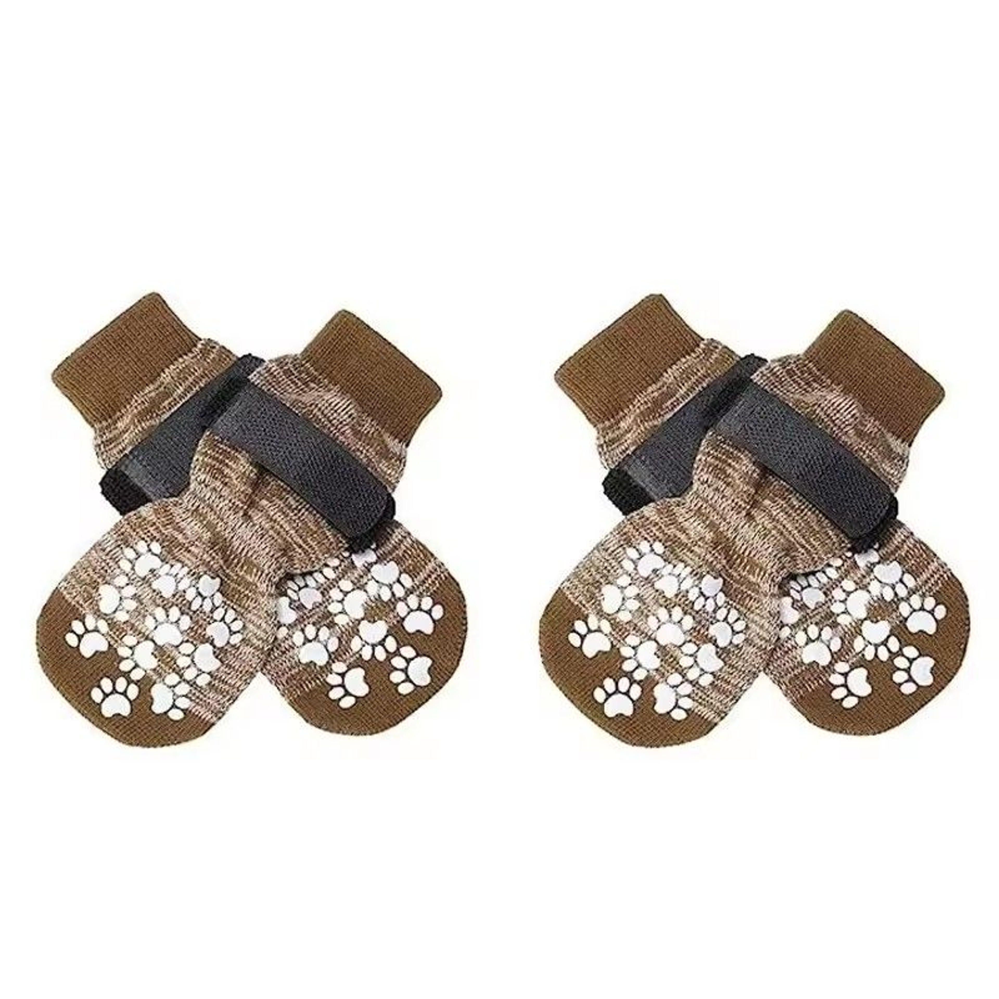 Non Slip Dog Socks With Straps For Hardwood Floors And Outdoor Paw Protection 2