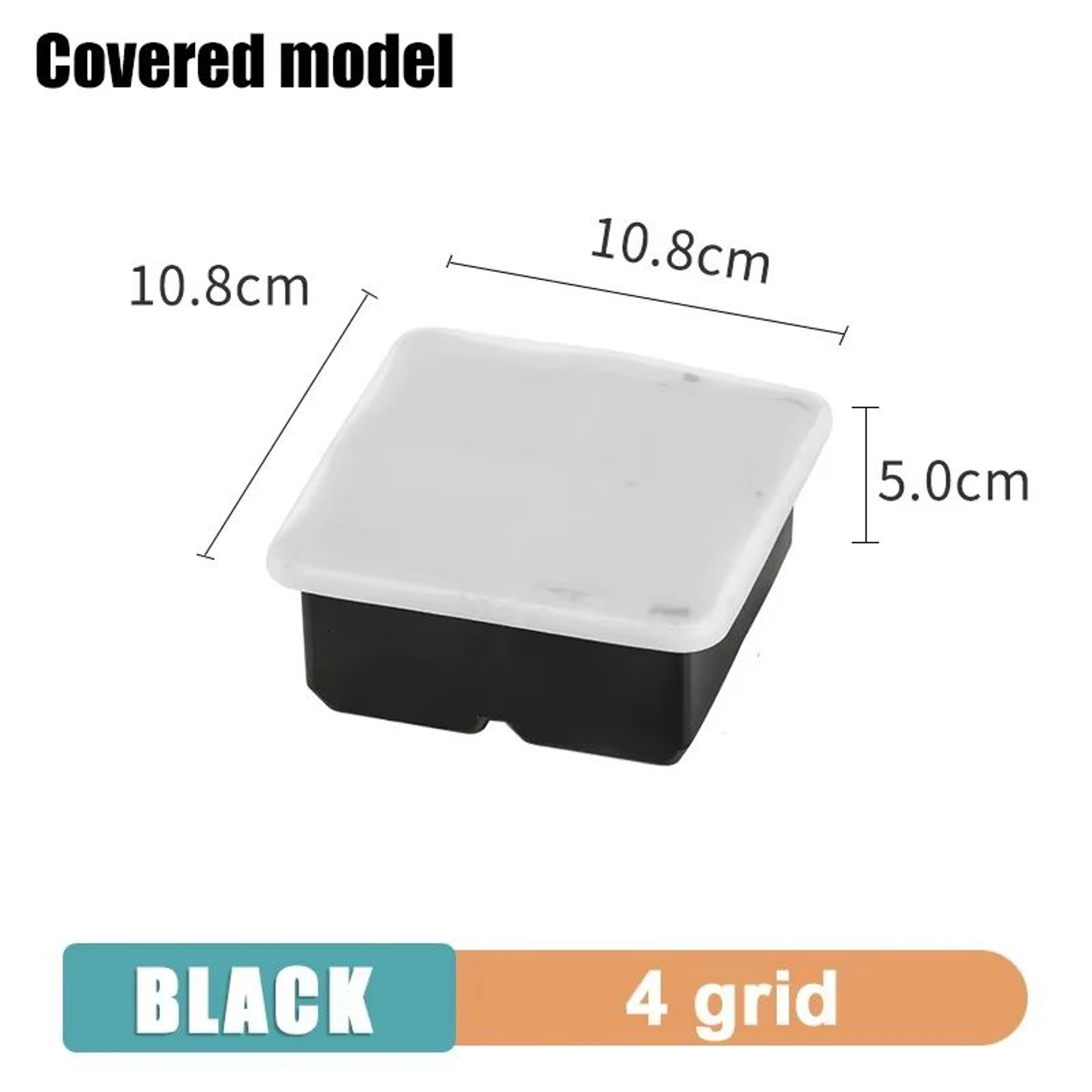 Large Square Silicone Ice Cube Mold Tray 46815 Grid For DIY Cocktail Ice 11