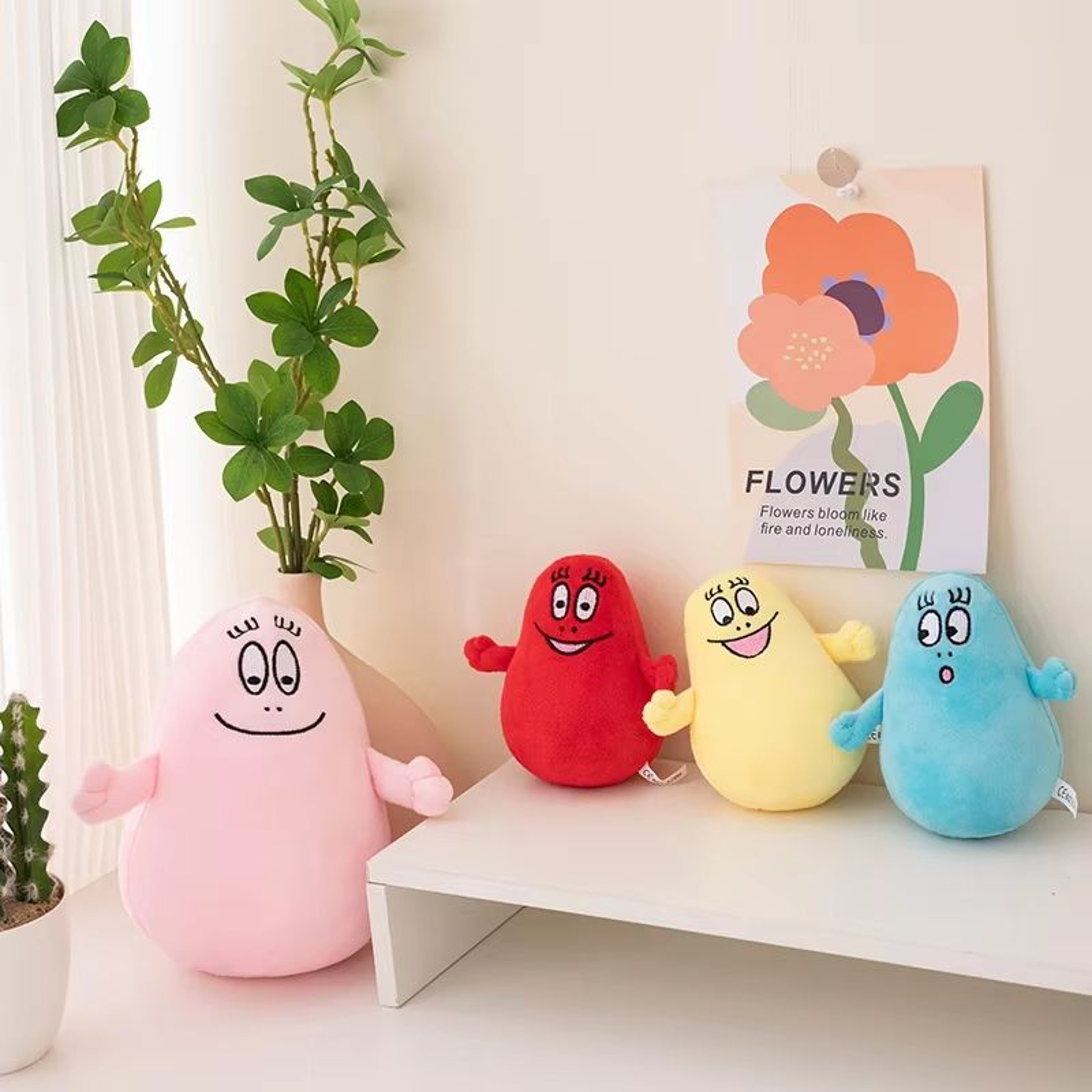 Barbapapa Plush Toy Soft Stuffed Doll  Kawaii Plush Pillow For Kids 1