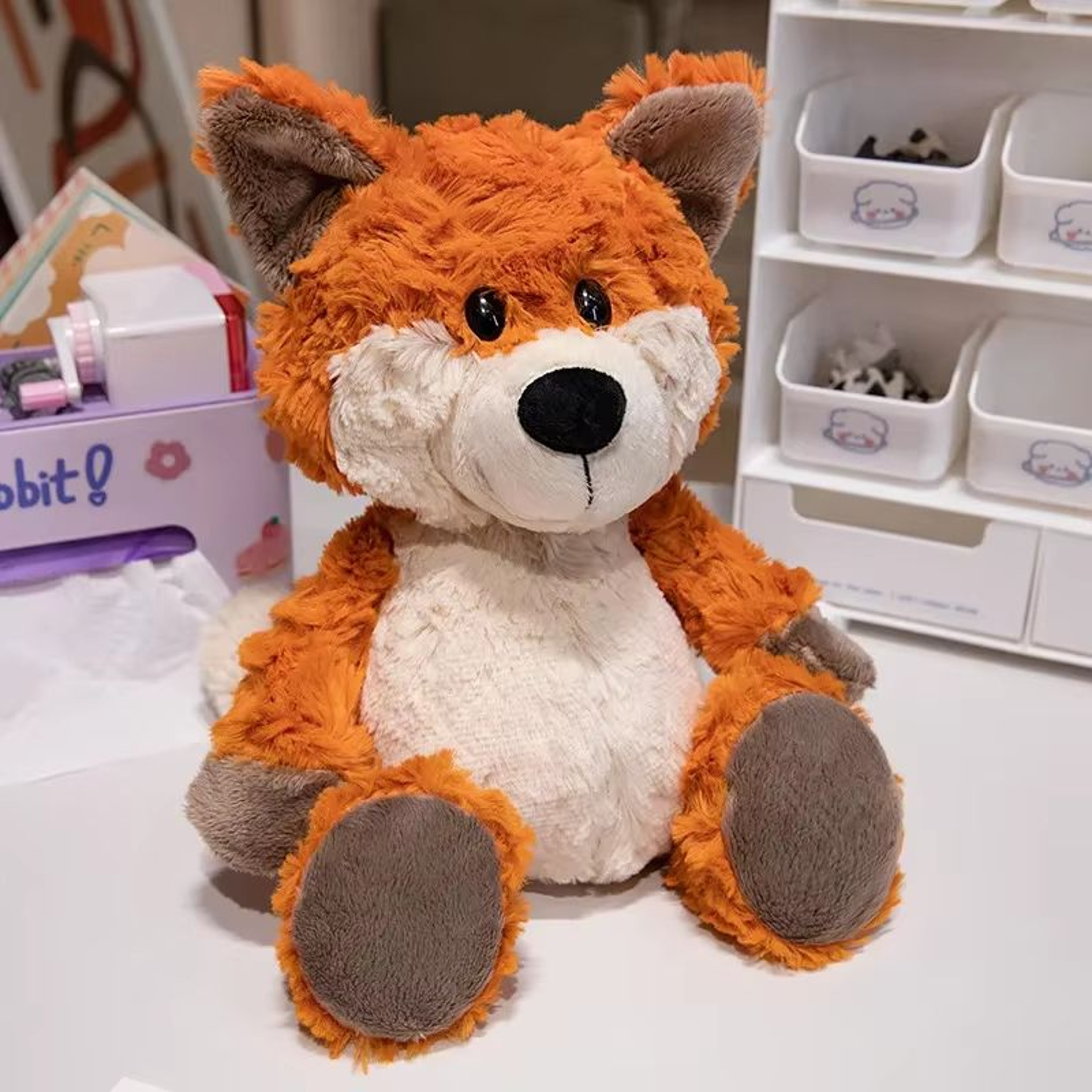 Kawaii Raccoon Fox And Sloth Plush Pillow  Soft Stuffed Animal Pillow For Kids 5