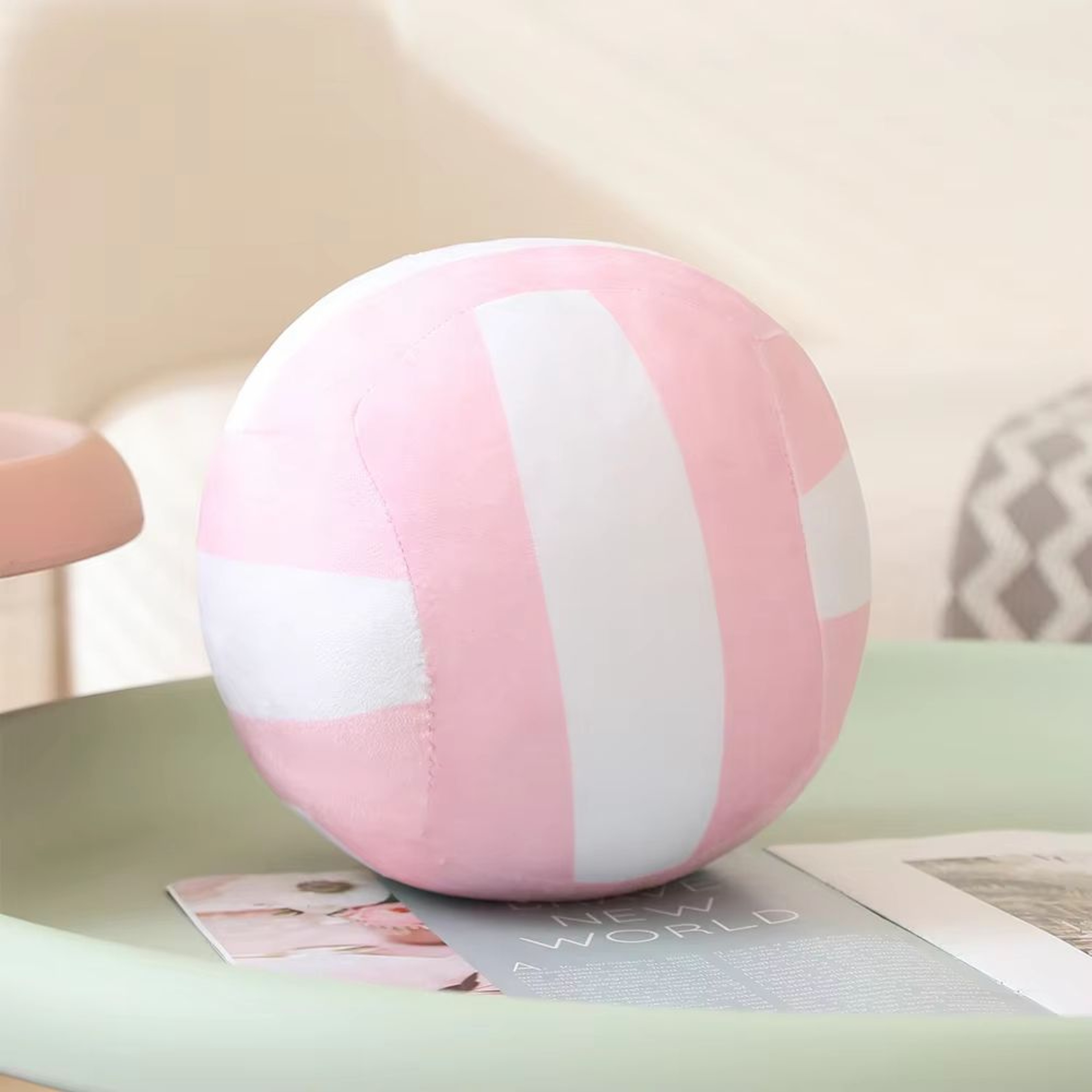 Simulation Volleyball Plush Toy Pillow Soft Sports Ball Plush For Kids 10