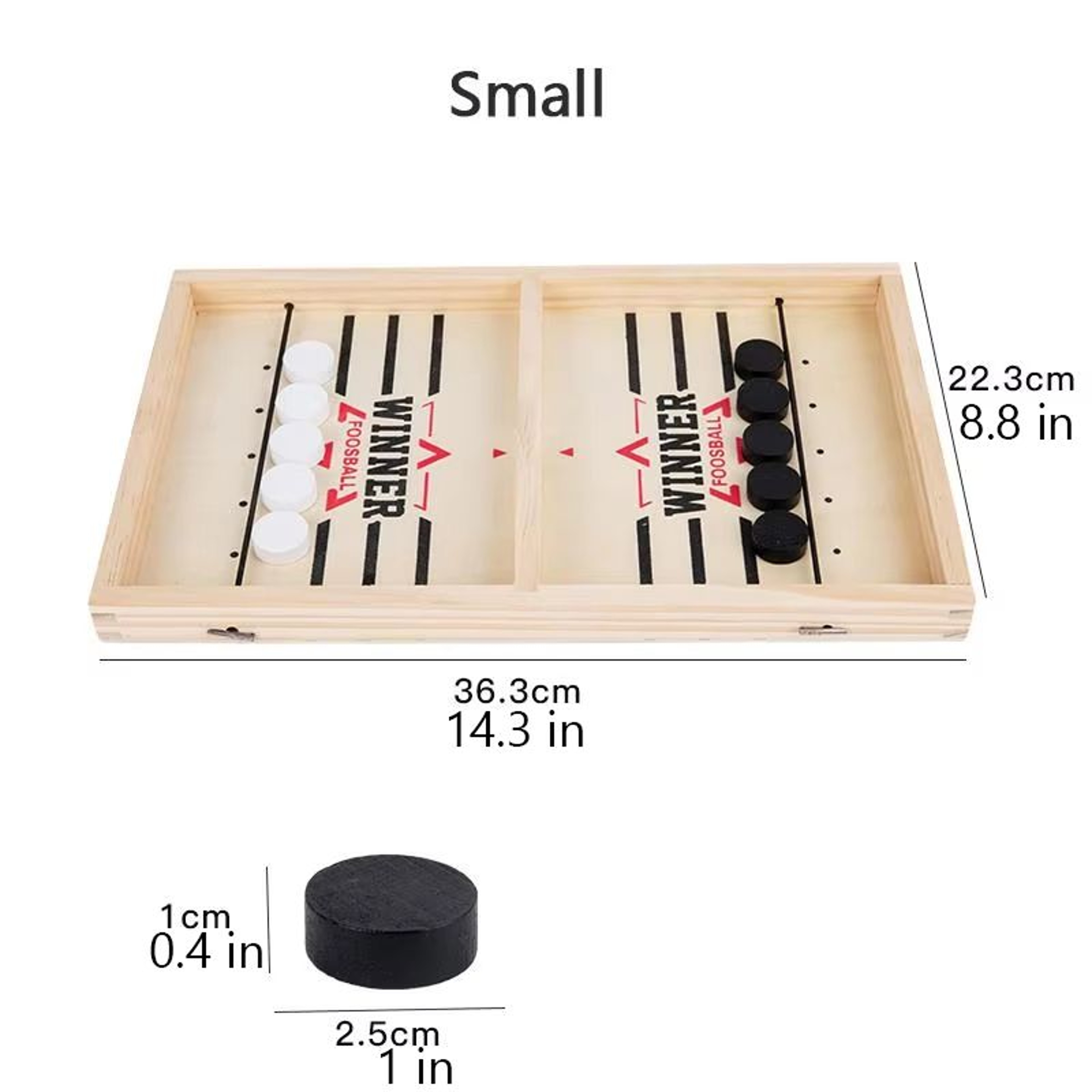 Wooden Table Football Game For Kids  Adults TwoPlayer Tabletop Soccer Battle 7