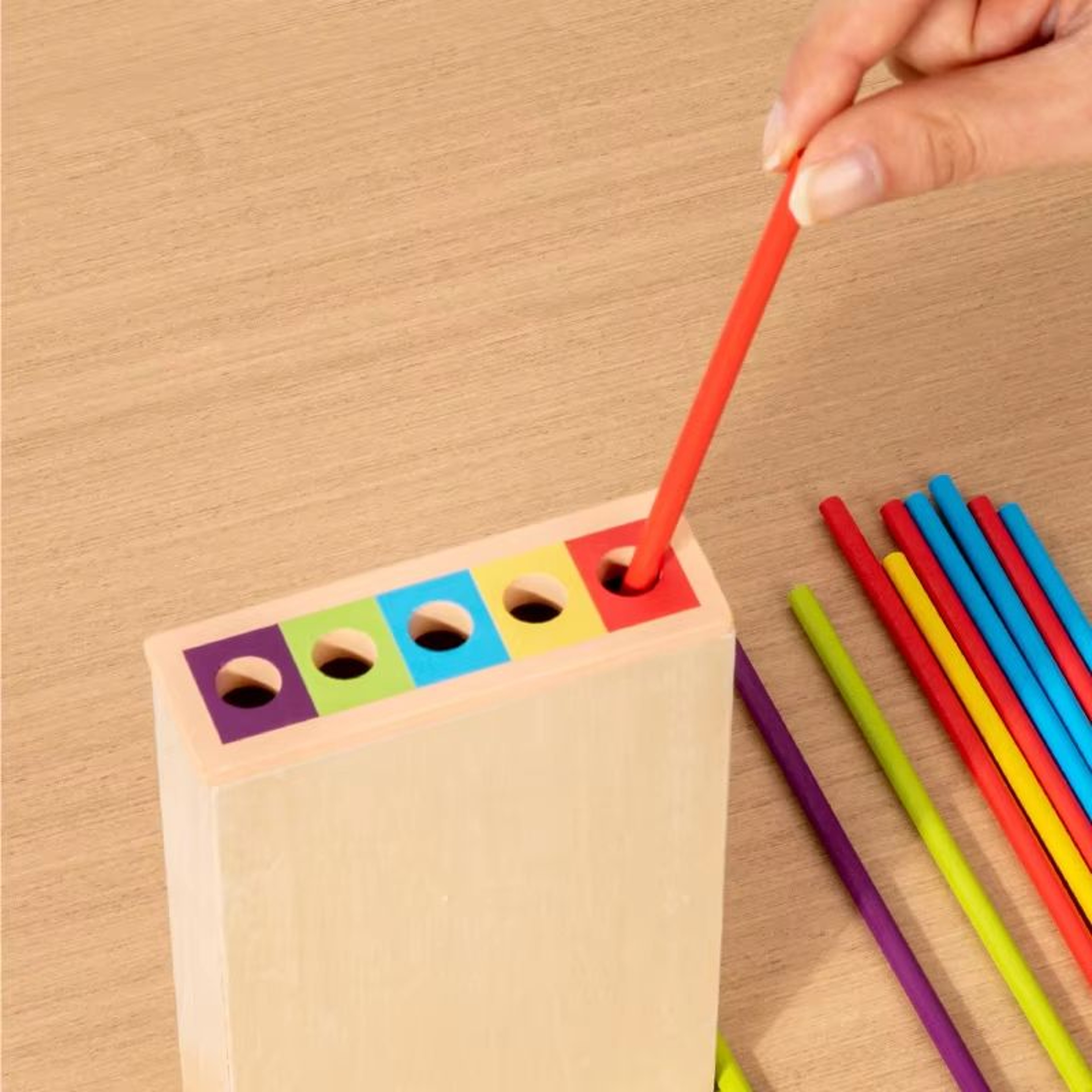 3in1 Wooden Stick And Number Tower Game  Montessori Math  Thinking Toy For Kids 2