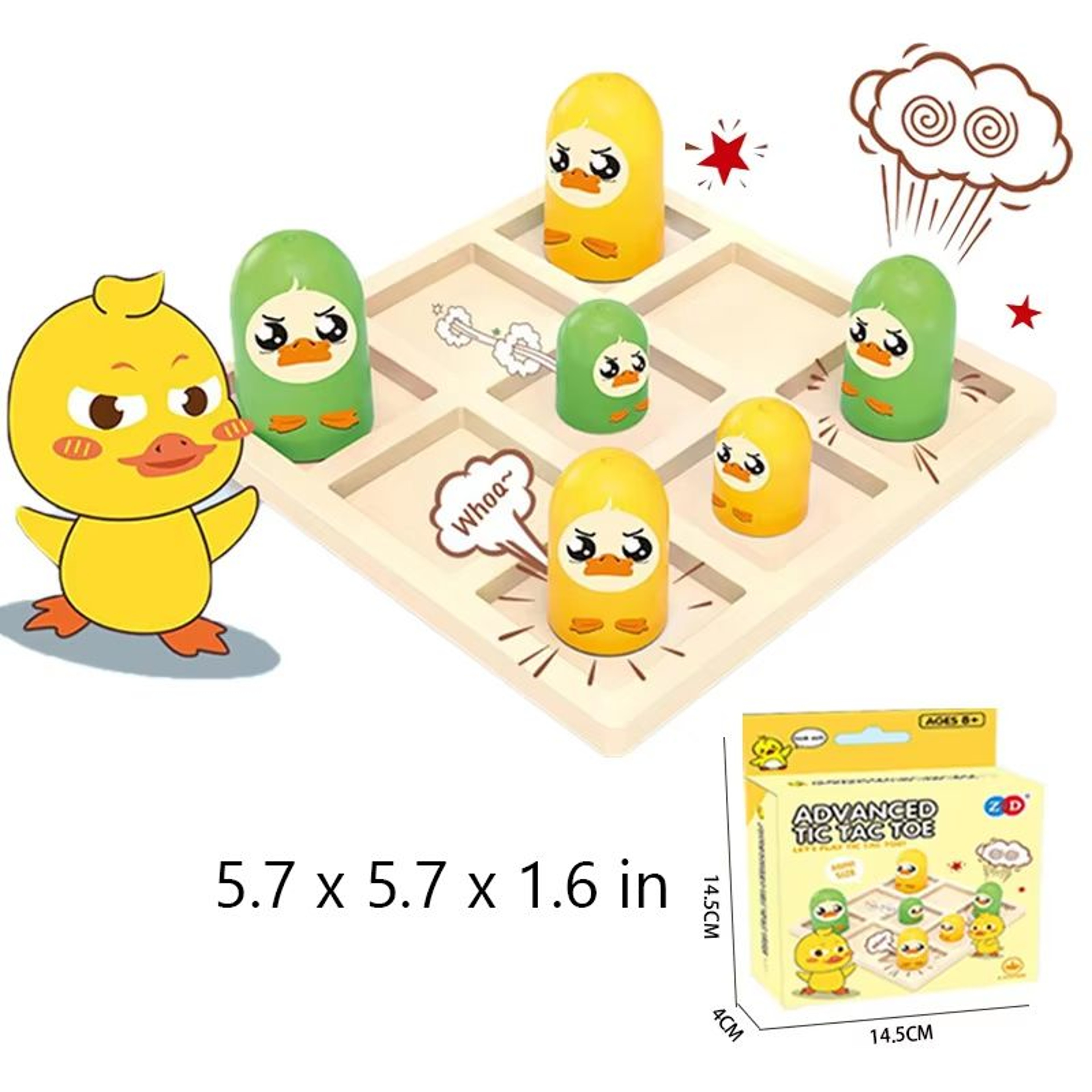 Advanced Tic Tac Toe Game Stacking Tic Tac Toe Tabletop Battle Set 4