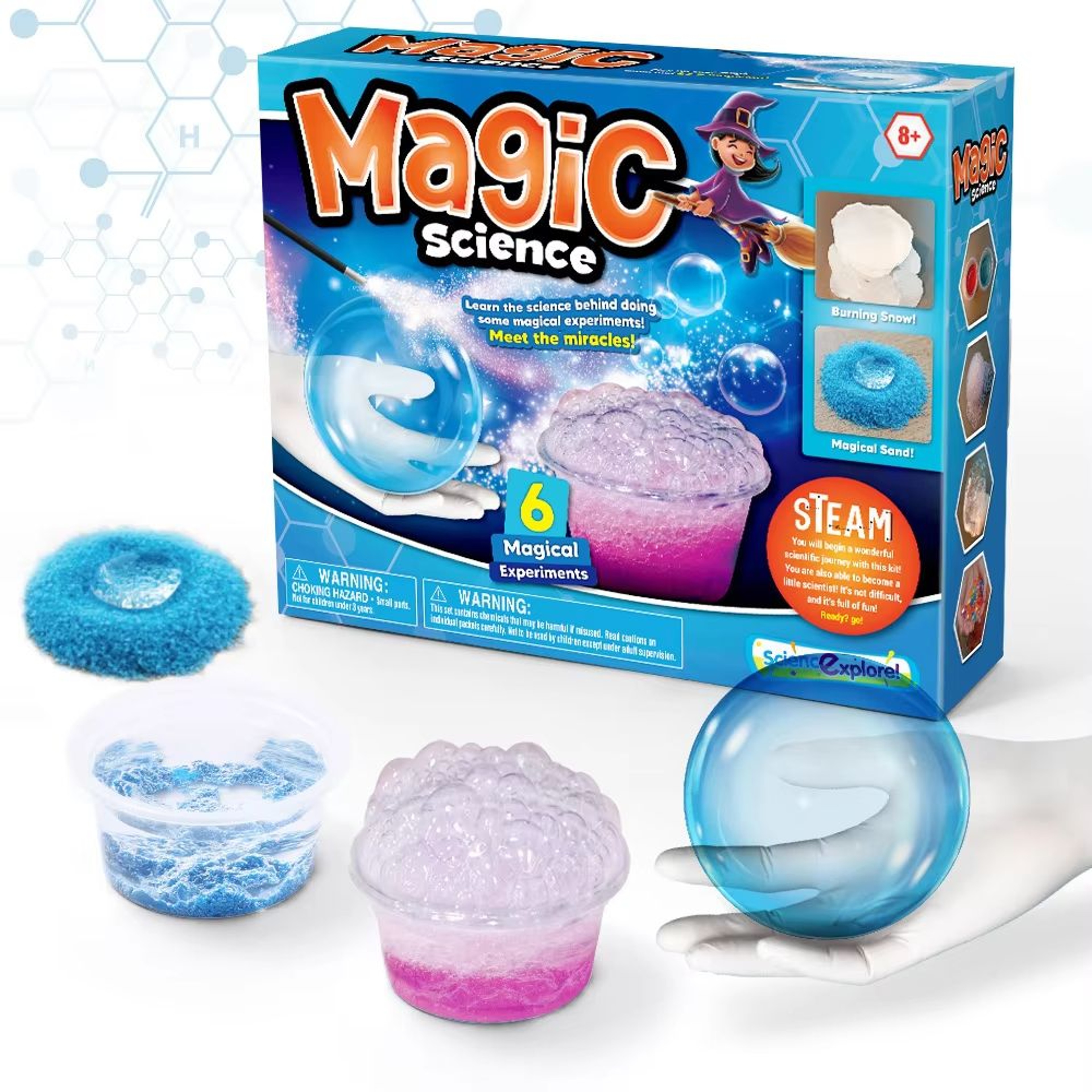 9in1 Kids Science Experiment Kit With DIY Soap  Color Magic Activities 8