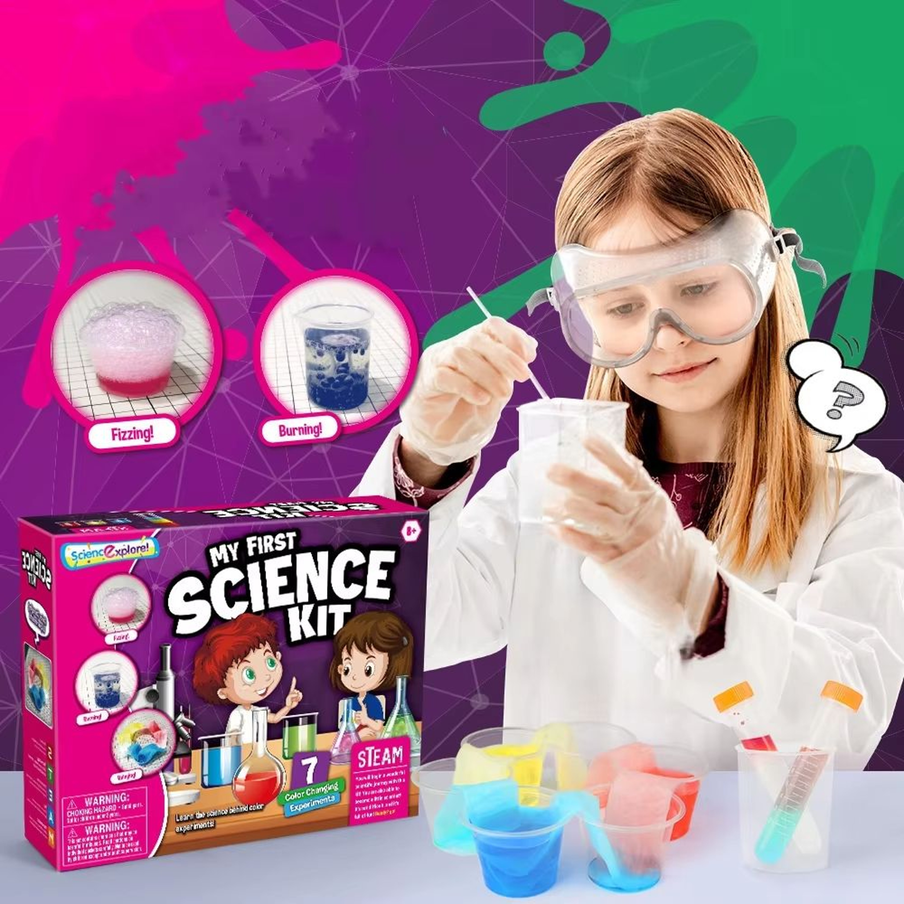 9in1 Kids Science Experiment Kit With DIY Soap  Color Magic Activities 2