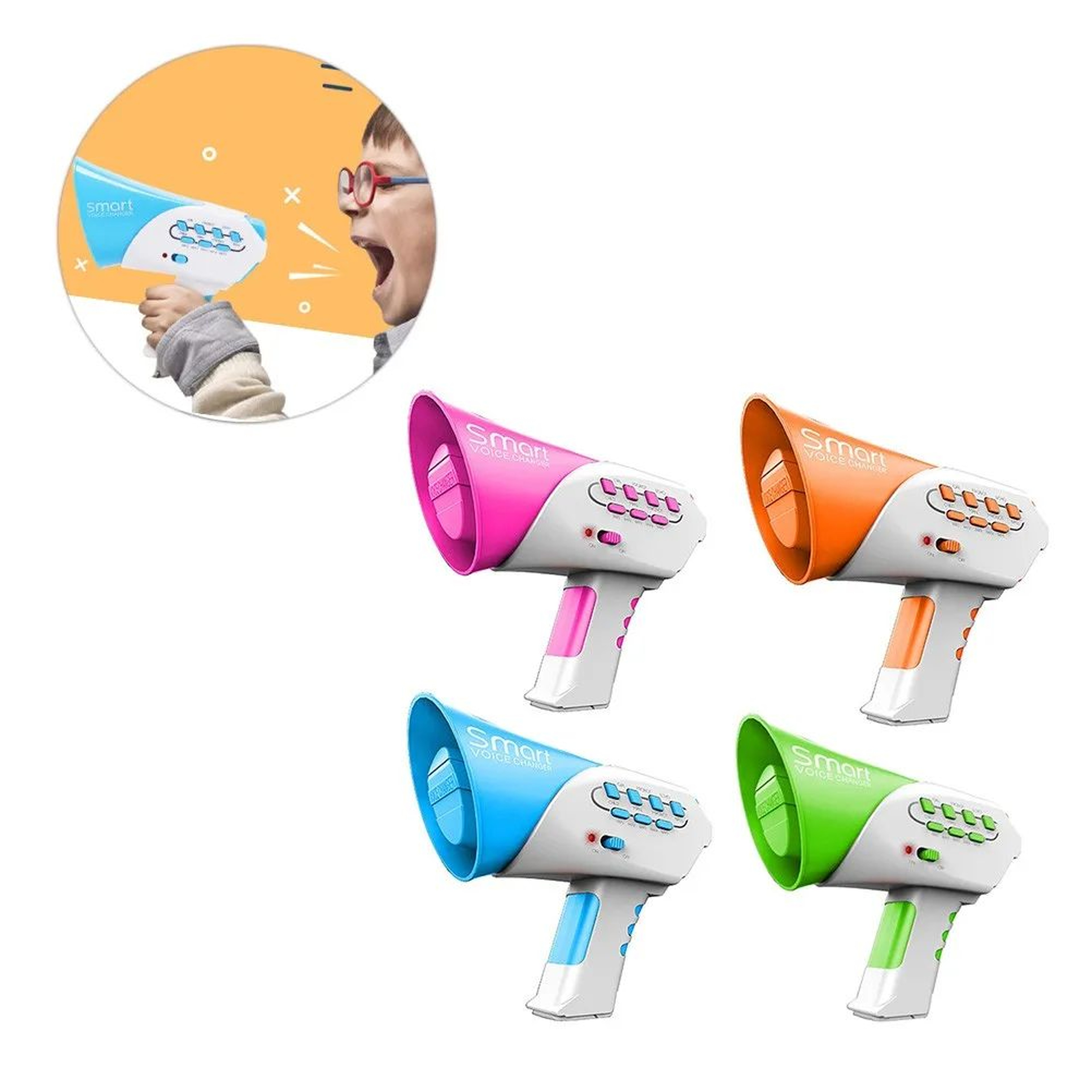 Kids Voice Changer Megaphone Toy  Electronic Role Play Prank Speaker With Funny Sound Effects 1