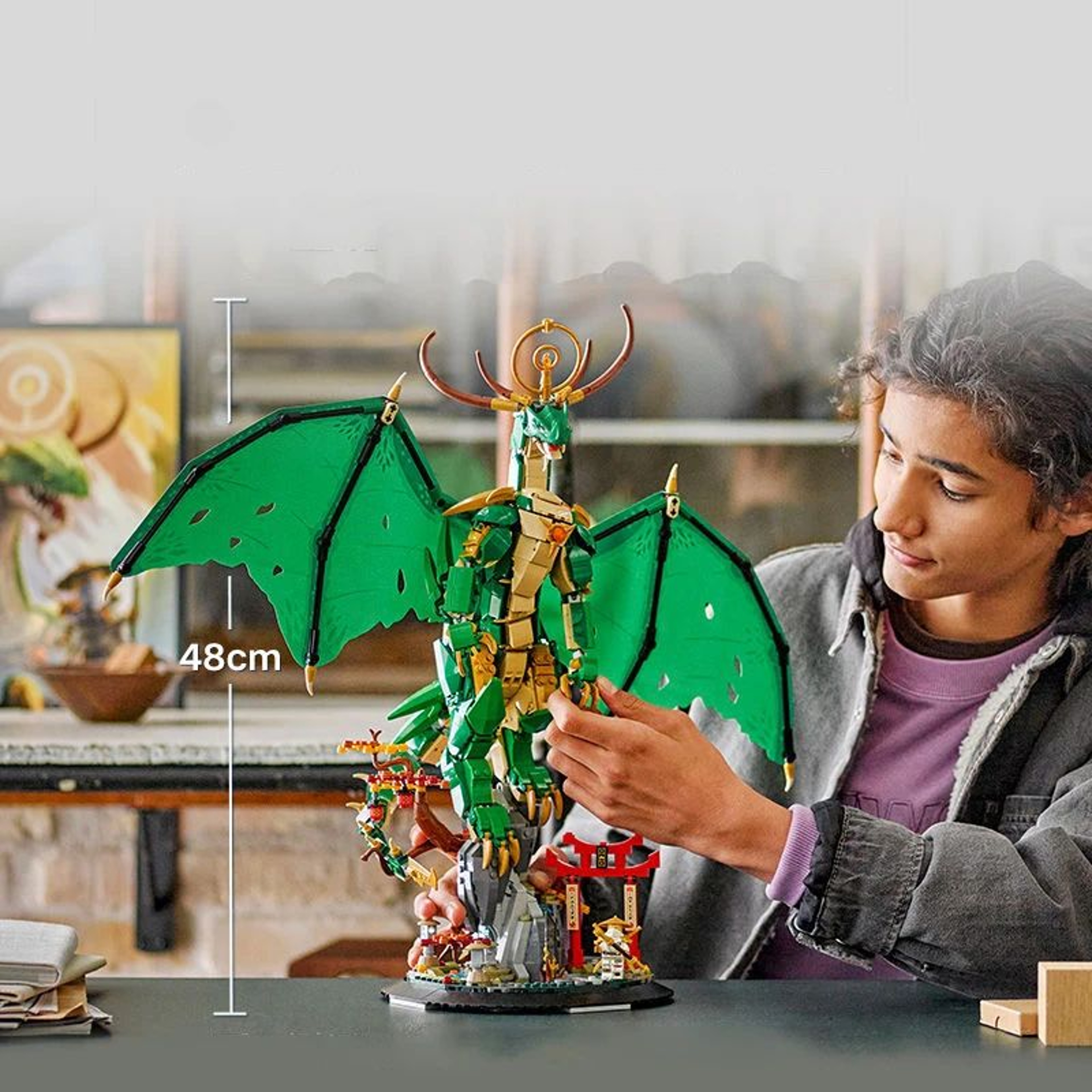 Master Wu Divine Dragon Mech Building Set  1650 Piece Dragon Mech Robot Toy For Kids 2