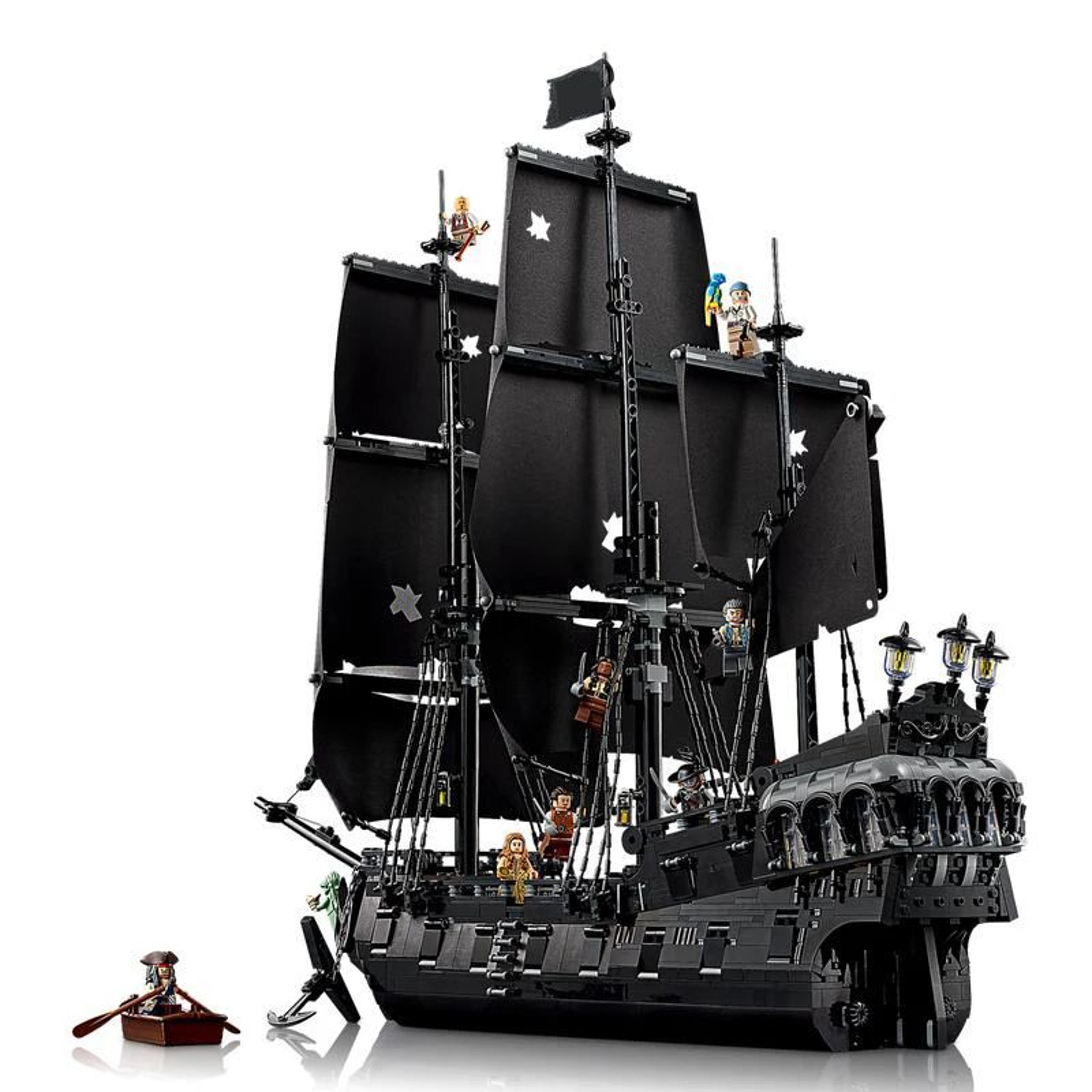 Sparrow Pirate Ship Building Blocks  Detailed Sailboat Ship Model DIY Construction Set 5