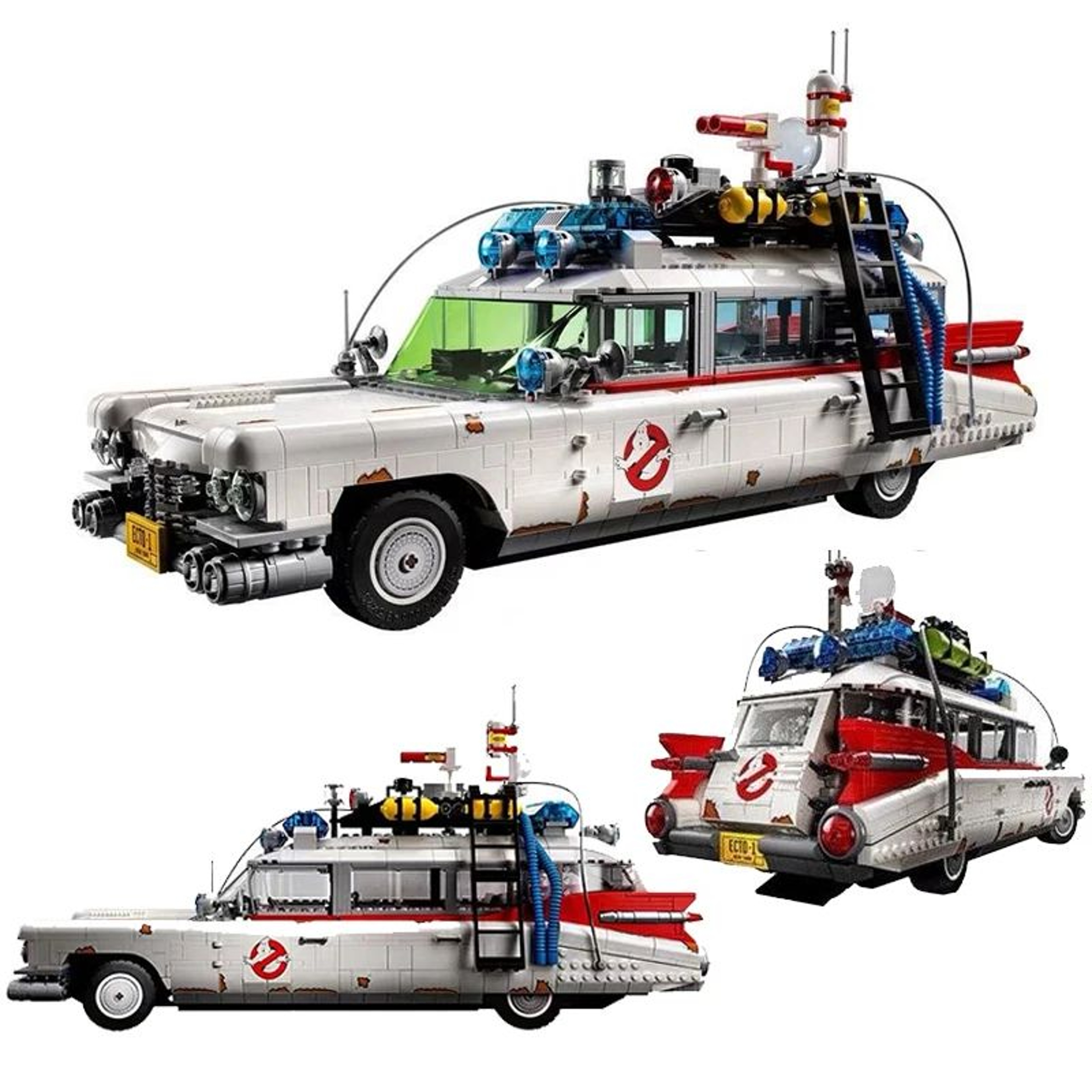 Ghostbusters Ecto1 Building Blocks Car Model  Movie Display Brick Set For Kids  Adults 3