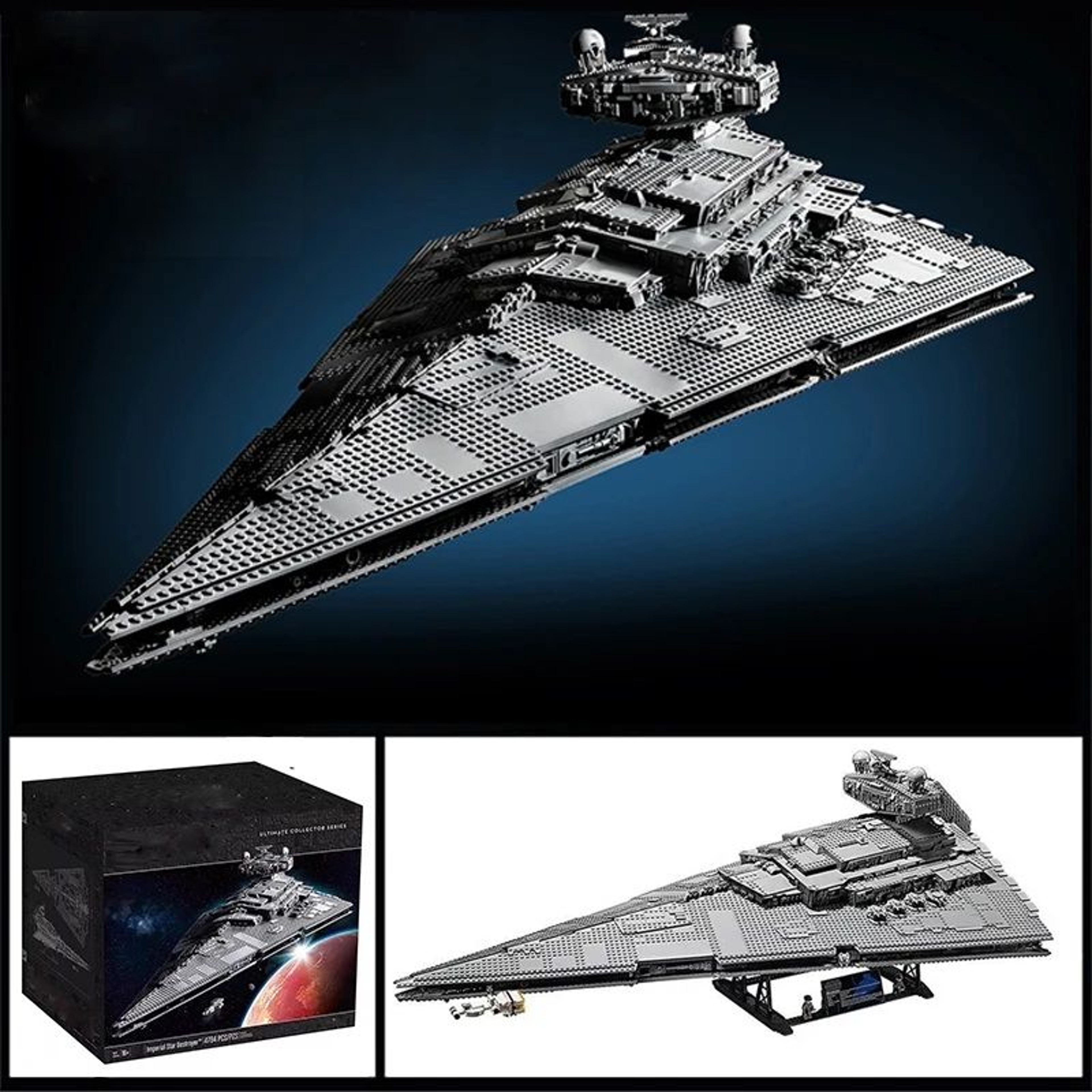 Destroyer Of Empires Ultimate Spaceship Building Set  4784 Piece SciFi Display Model For Adults 0