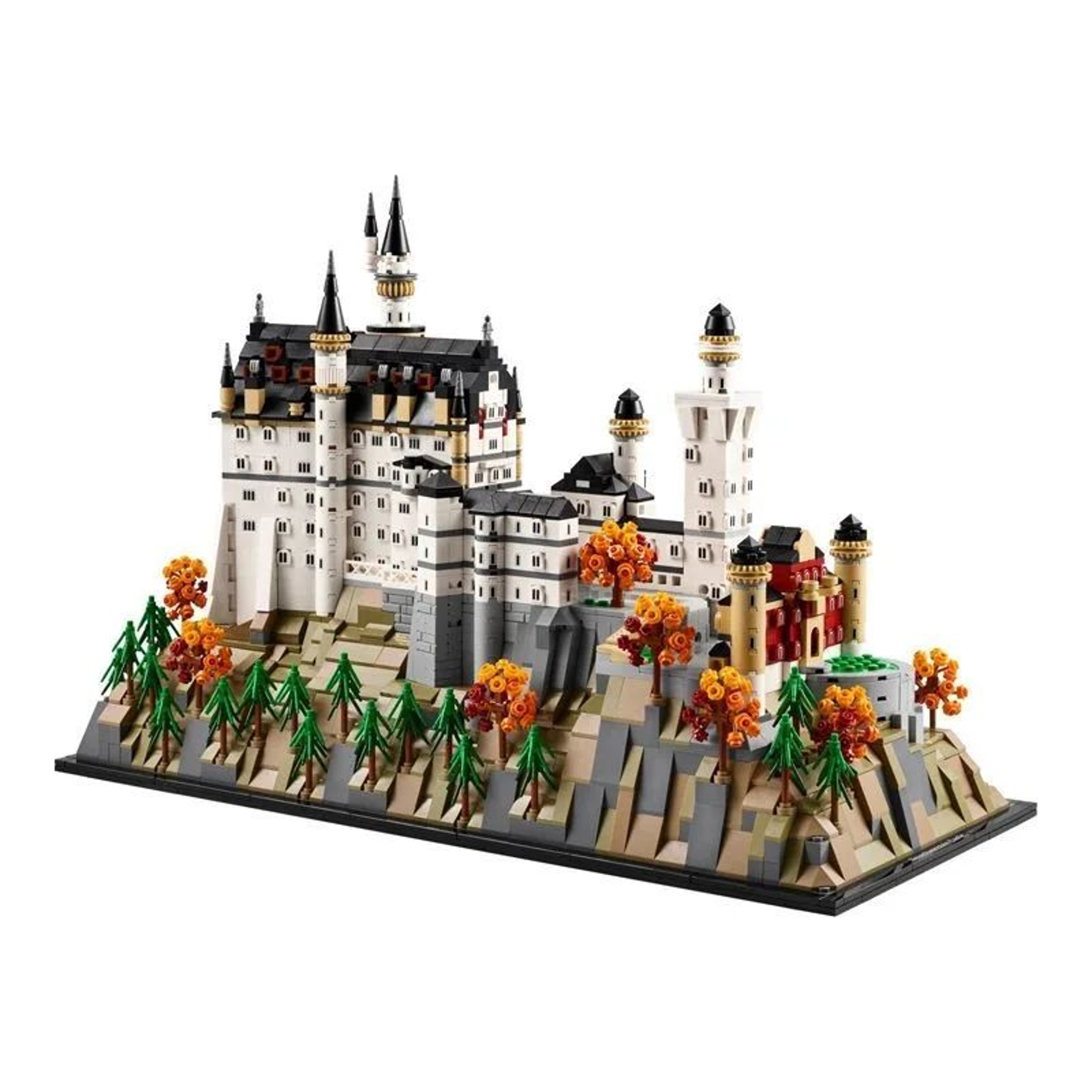 Neuschwanstein Castle Architectural Building Set  European Castle Model Kit For Adults 4