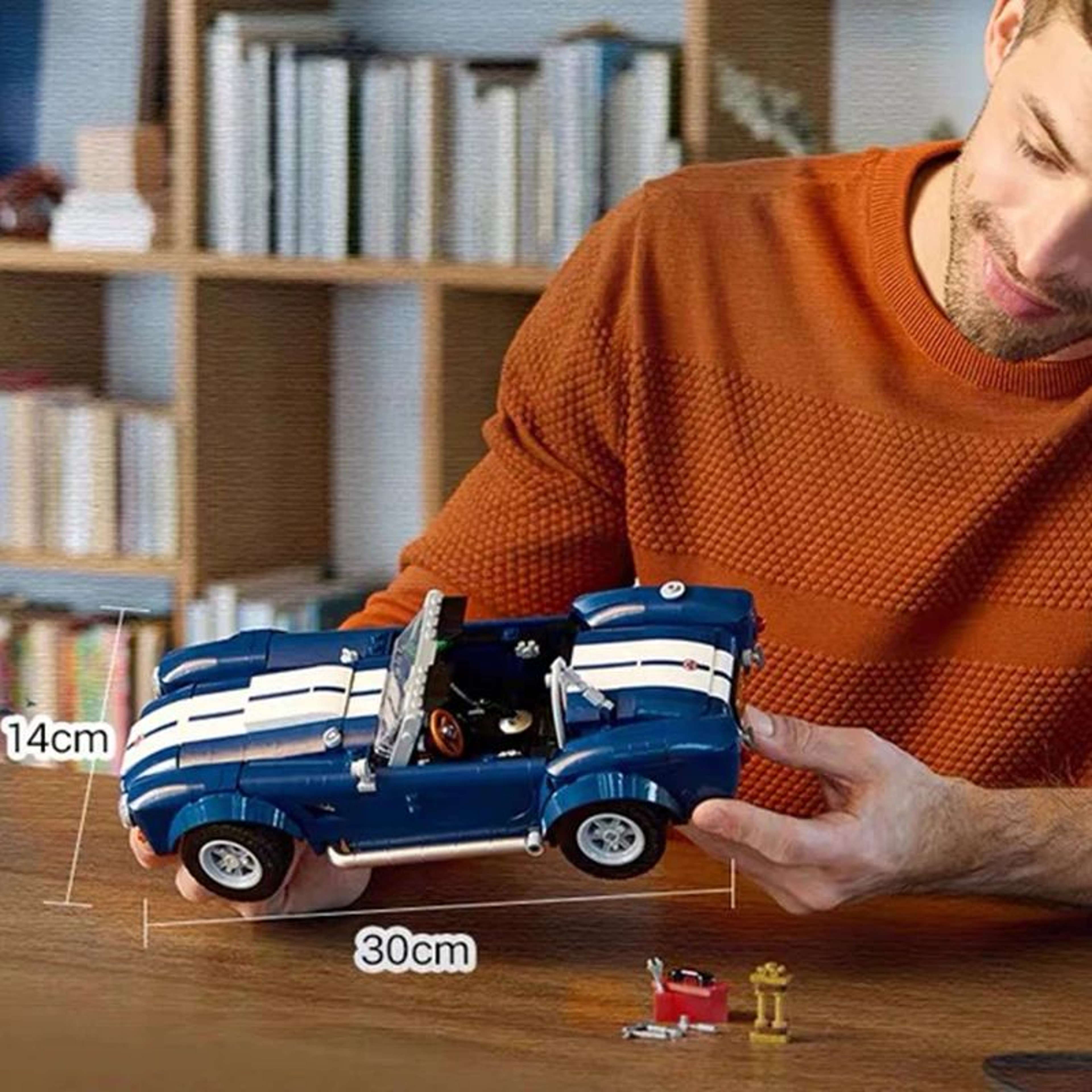 COBRA Technic Supercar Building Set  1241 Piece DIY Supercar Model Kit For Collectors 1
