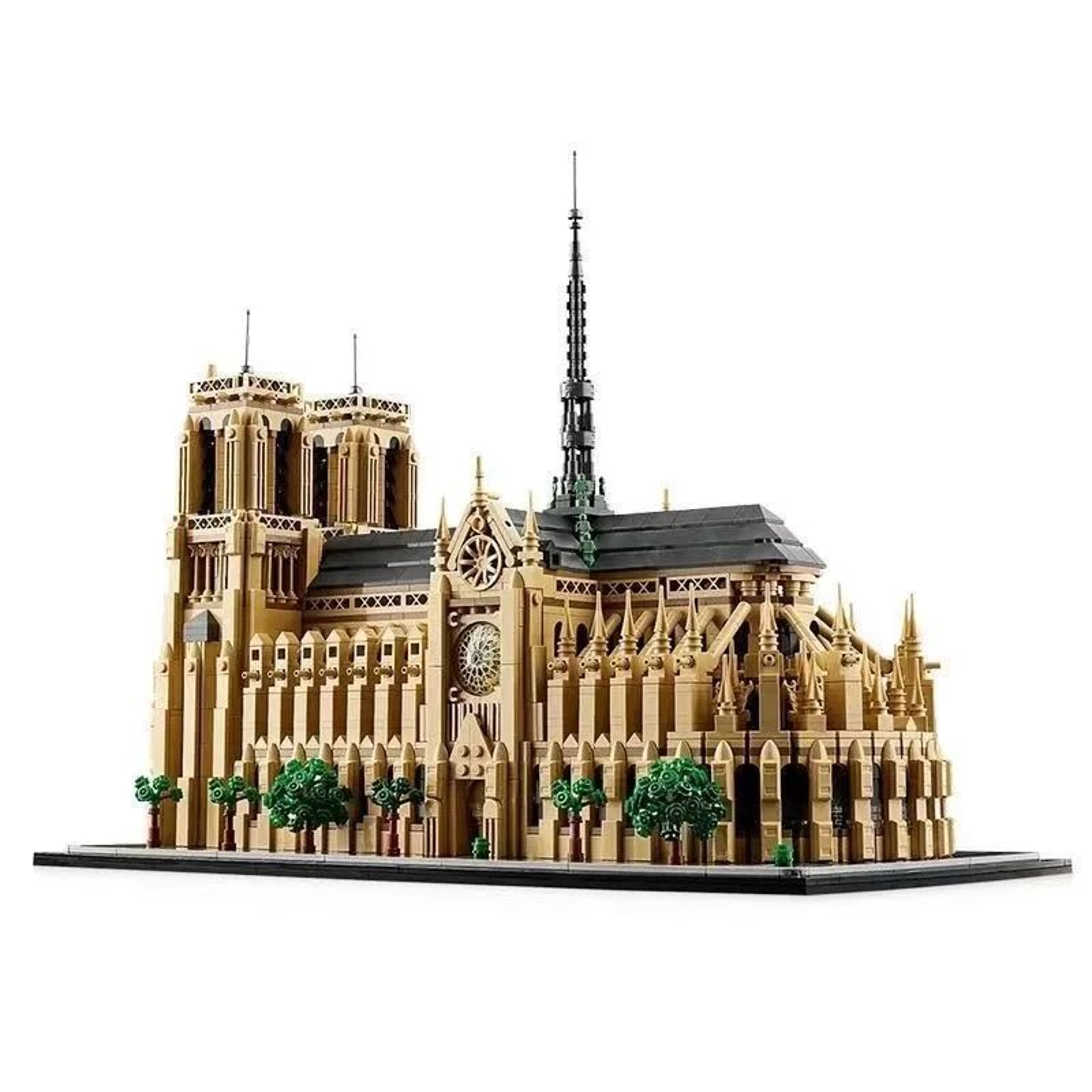 NotreDame De Paris Architectural Building Set  4383 Piece Collectible Model Kit For Adults 6