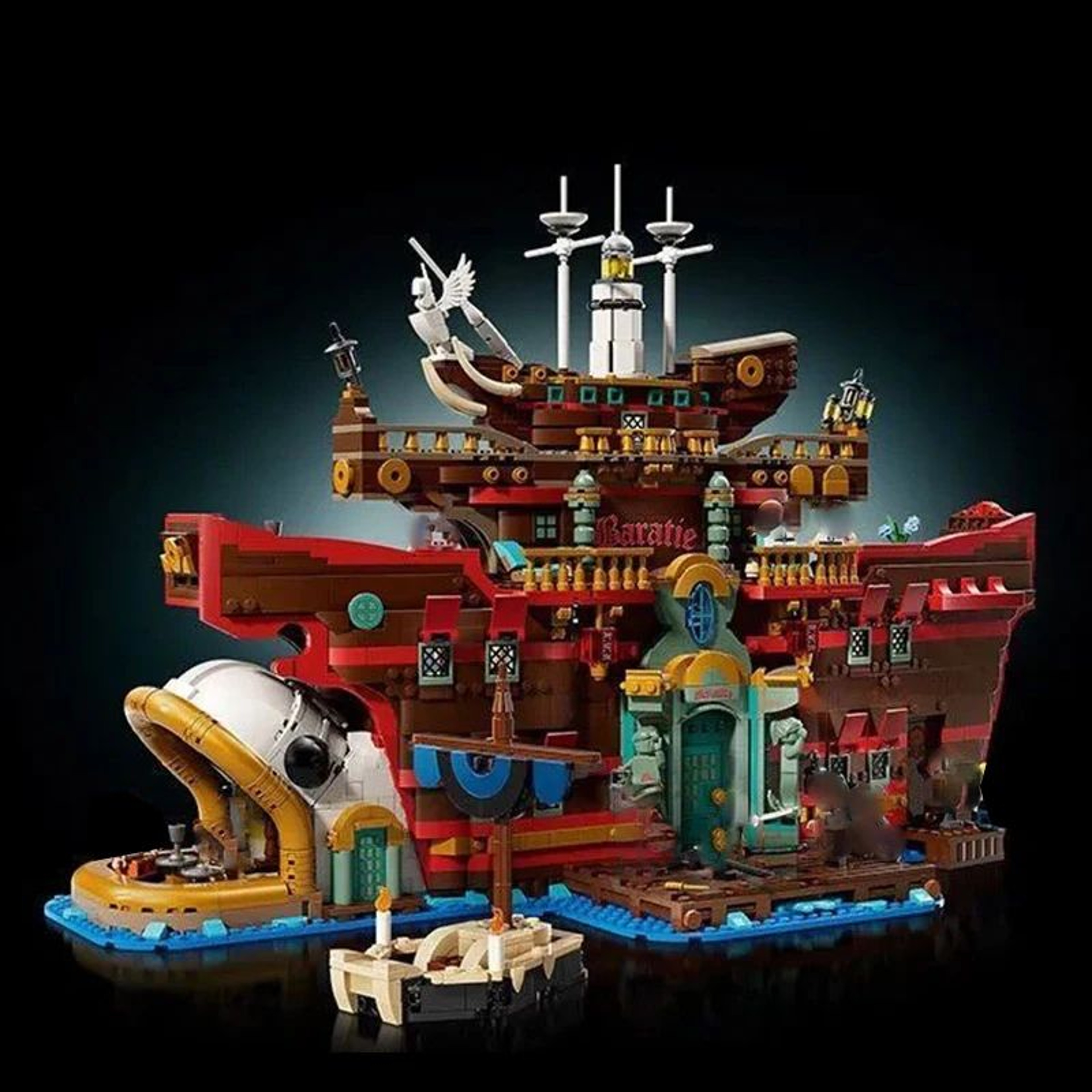 Floating Restaurant Architecture Building Set  3402 Piece Creative Display Model For Kids  Adults 2