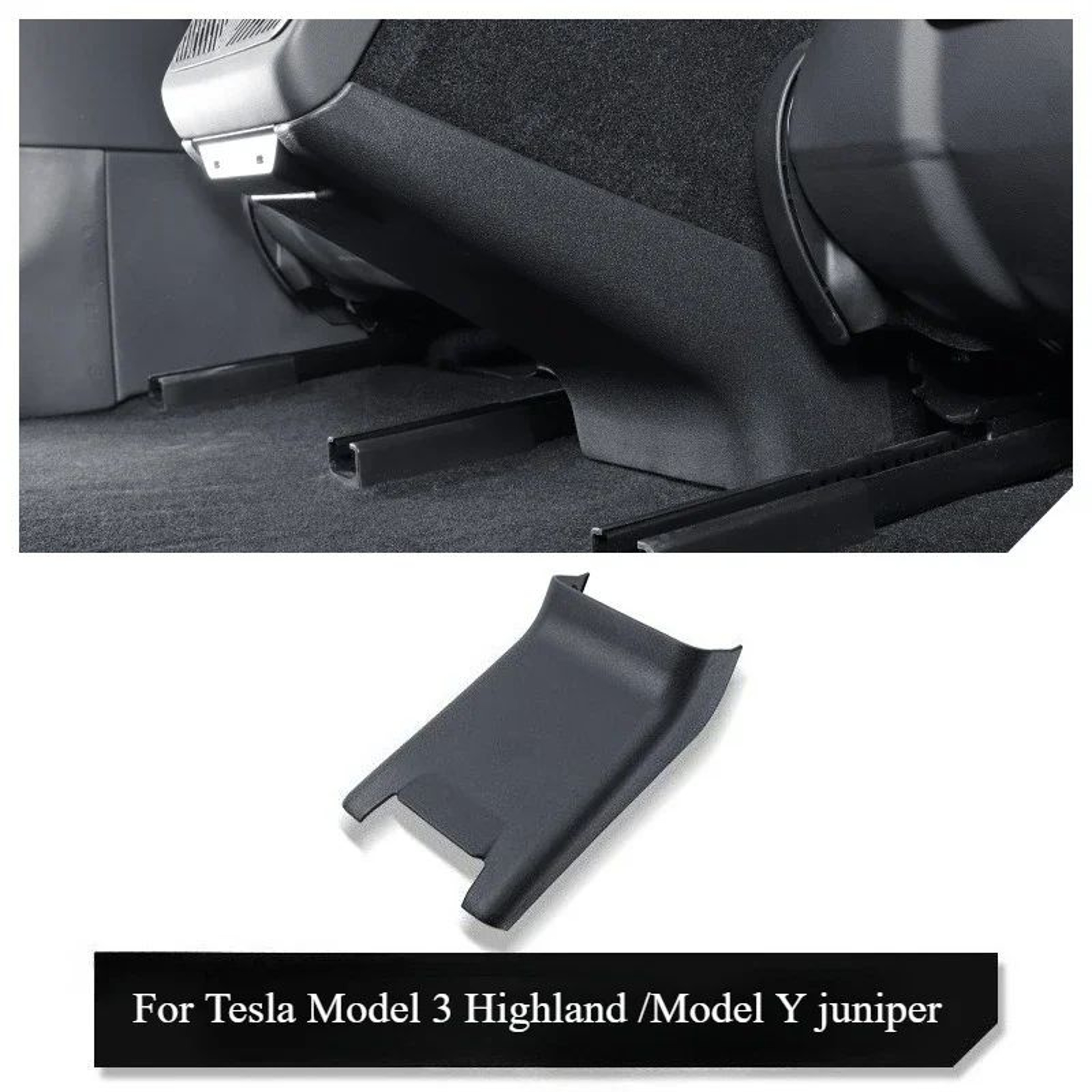 Tesla Rear Armrest AntiKick Protection Cover For Model Y Juniper 2025  Model 3 Highland  Center Con 1