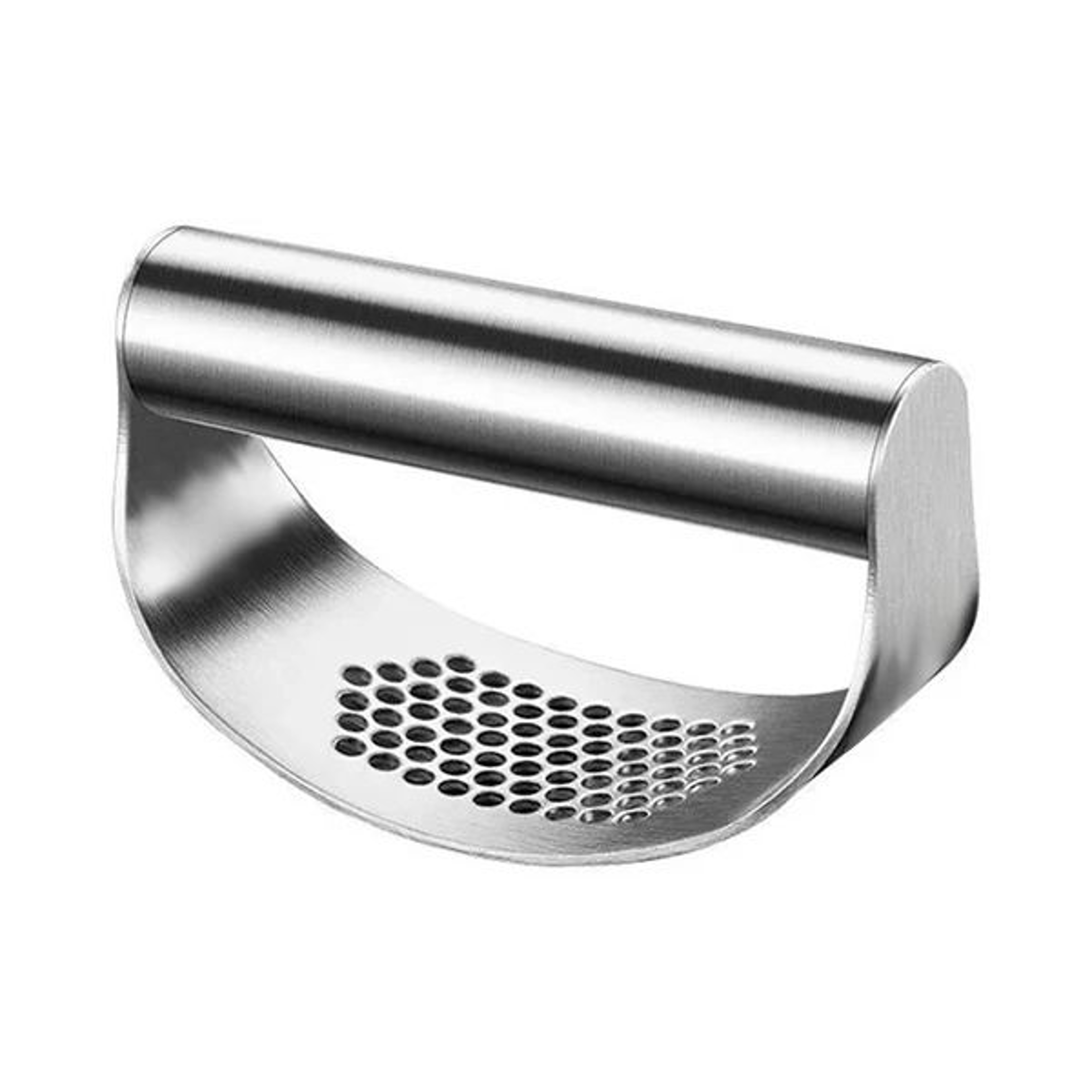 Stainless Steel Garlic Press Rocker  Manual Garlic Crusher Tool For Easy Mincing 7