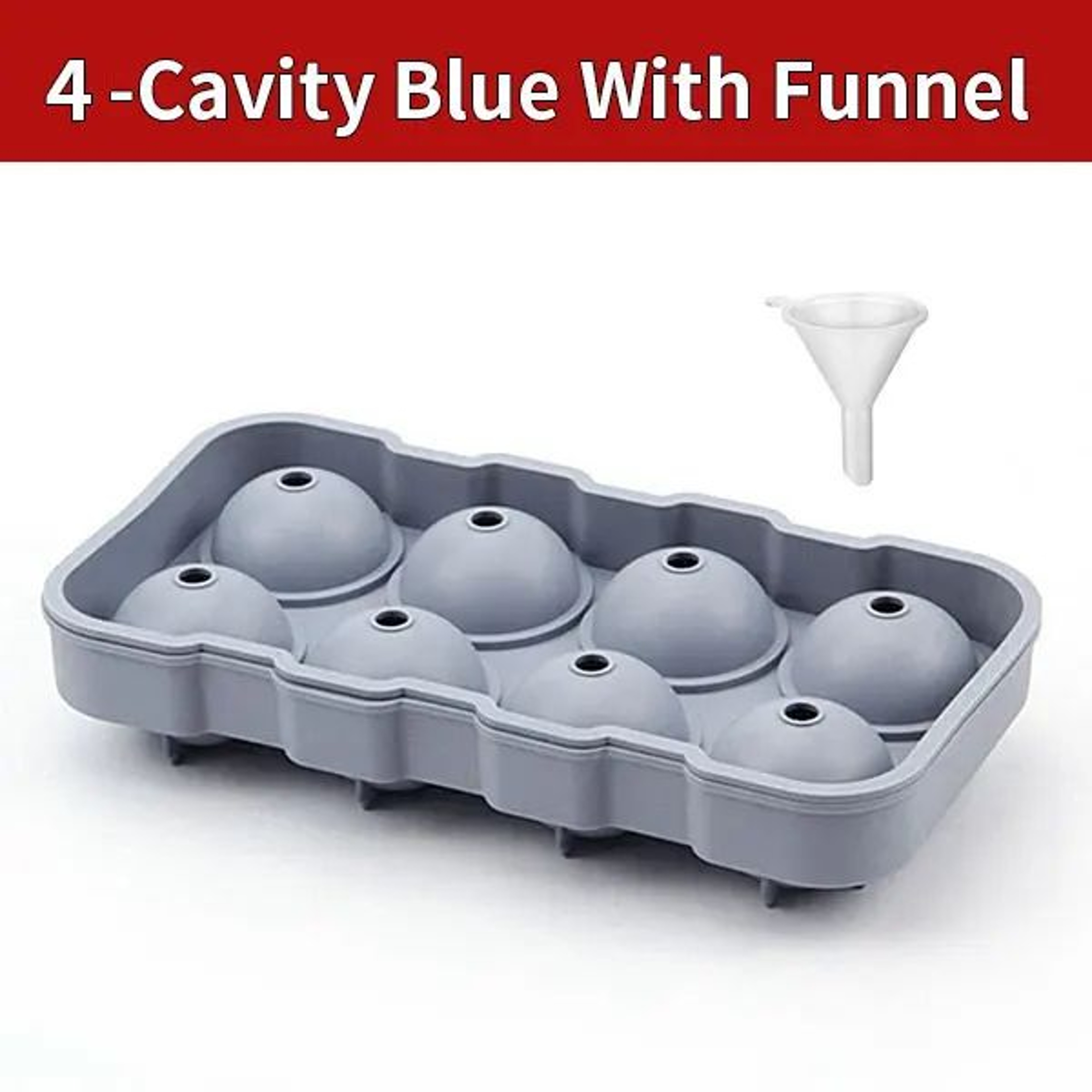 Large Sphere Ice Cube Mold  LeakFree Whiskey Ice Ball Maker 48 Grid 12