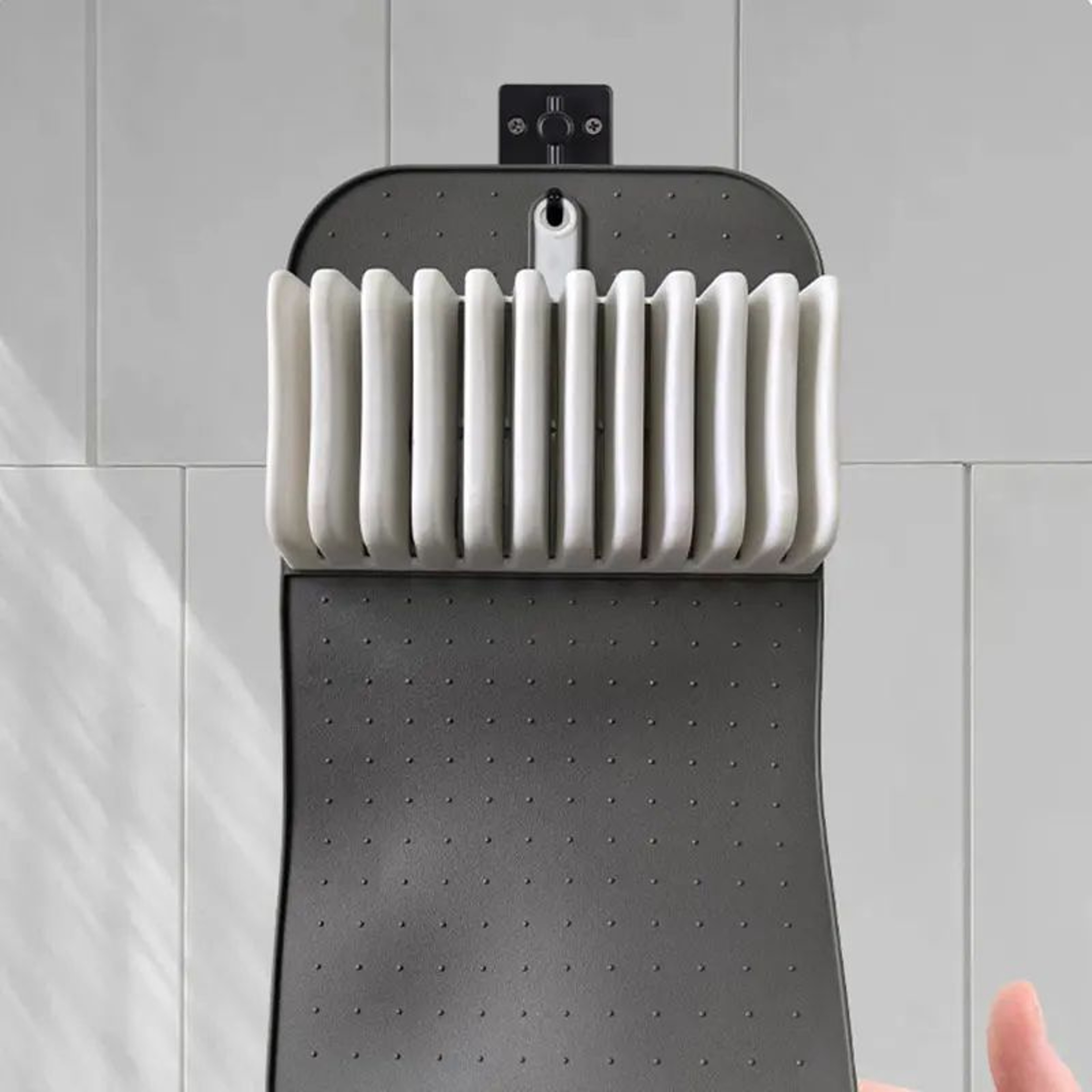 Large Knife Drawer Organizer Mat  NonSlip Kitchen Knife Holder With 5 Or 11 Slots 3