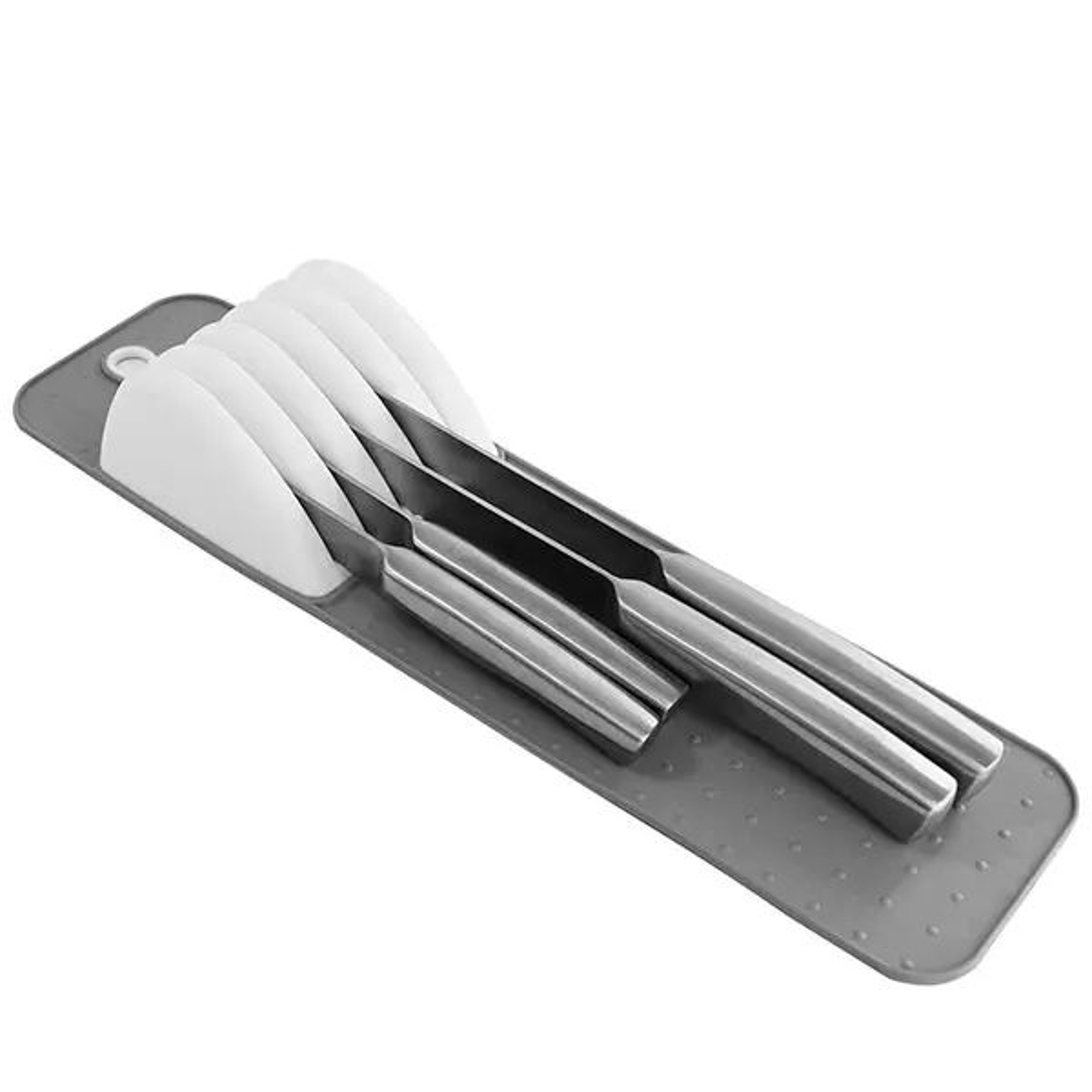 Large Knife Drawer Organizer Mat – Non-Slip Kitchen Knife Holder with 5 or 11 Slots – view 5