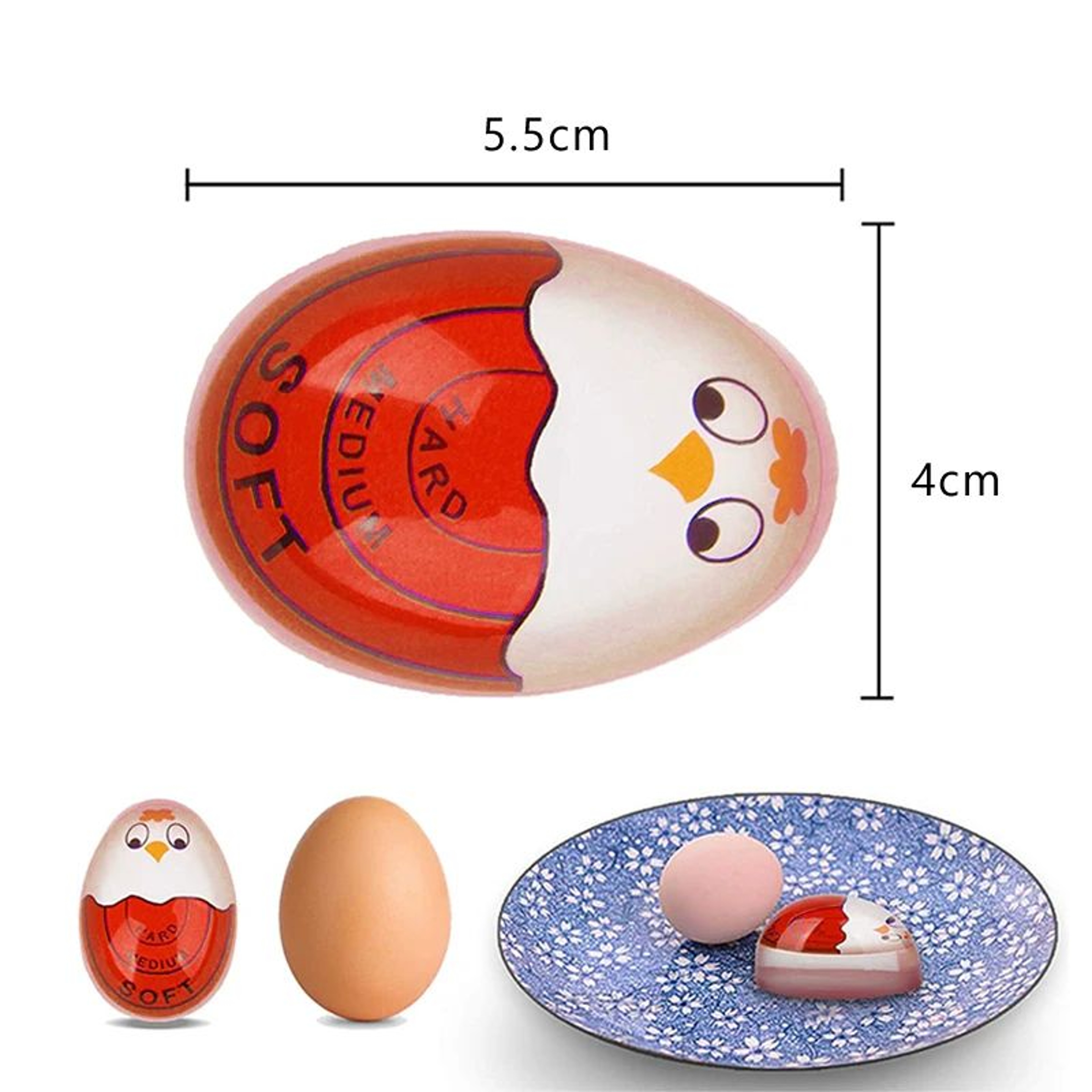 ColorChanging Egg Timer For Perfect Boiled Eggs  Soft Medium  Hard Egg Cooker Timer 2