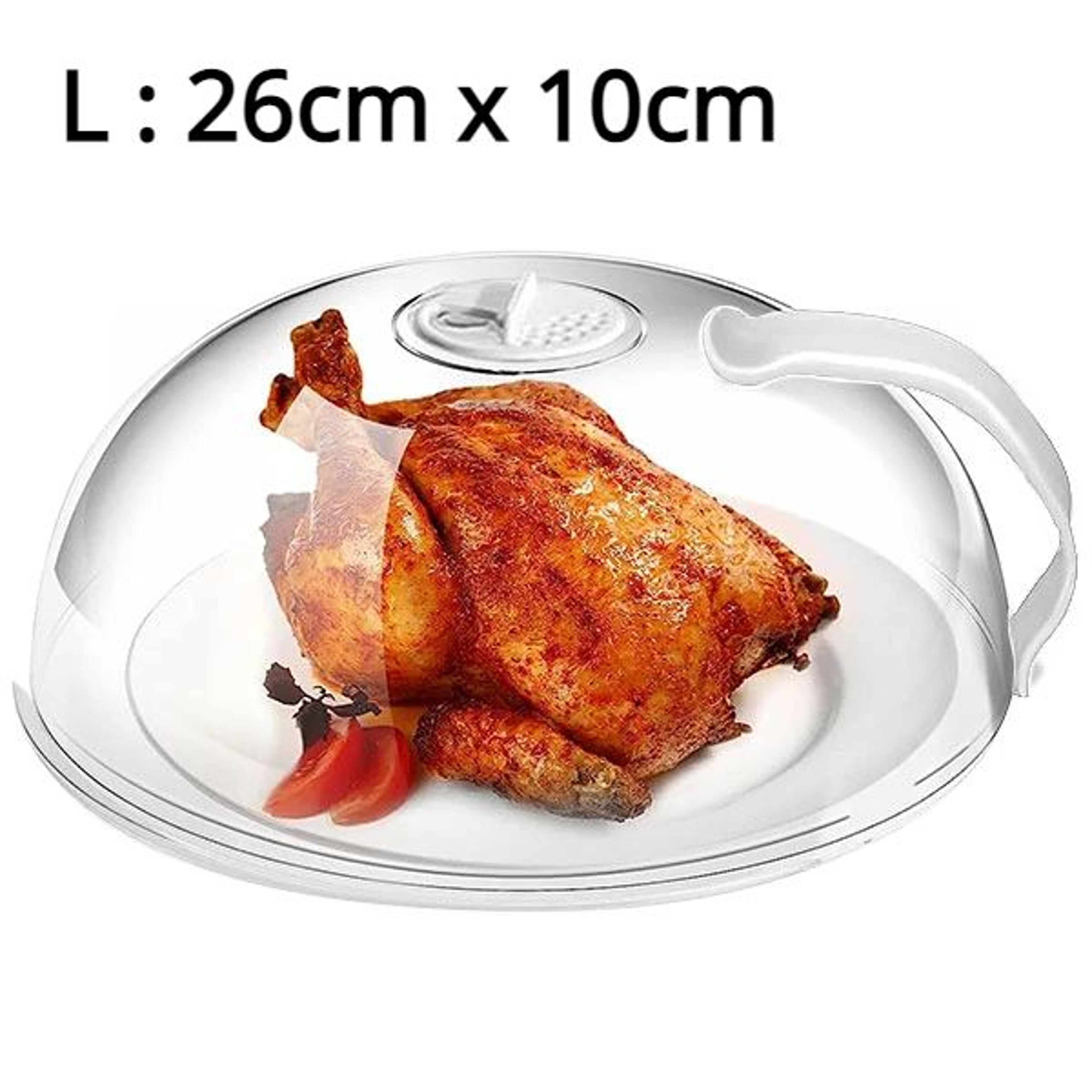 Large Microwave Splatter Cover With Adjustable Steam Vents  BPAFree Microwave Food Lid 5