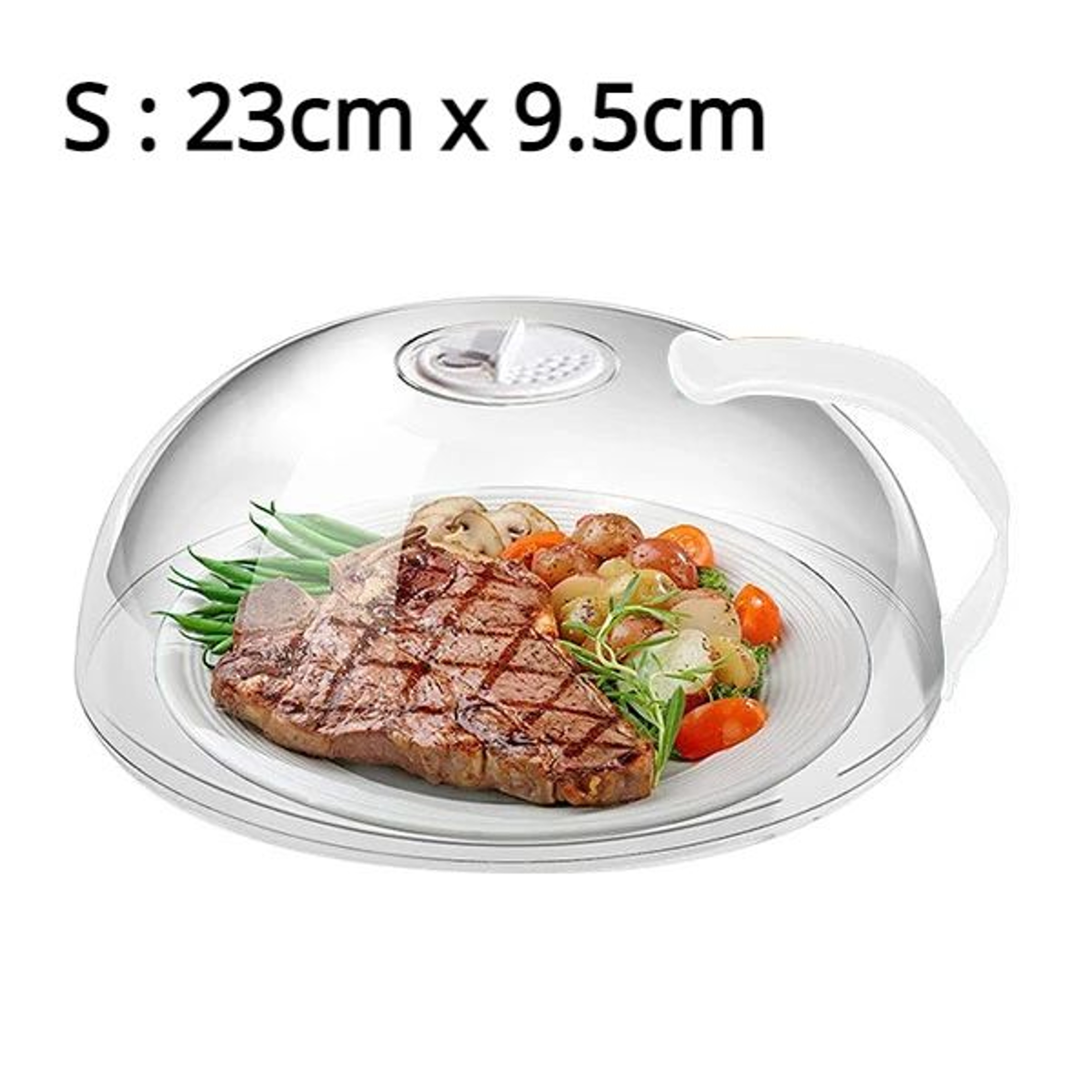Large Microwave Splatter Cover With Adjustable Steam Vents  BPAFree Microwave Food Lid 6