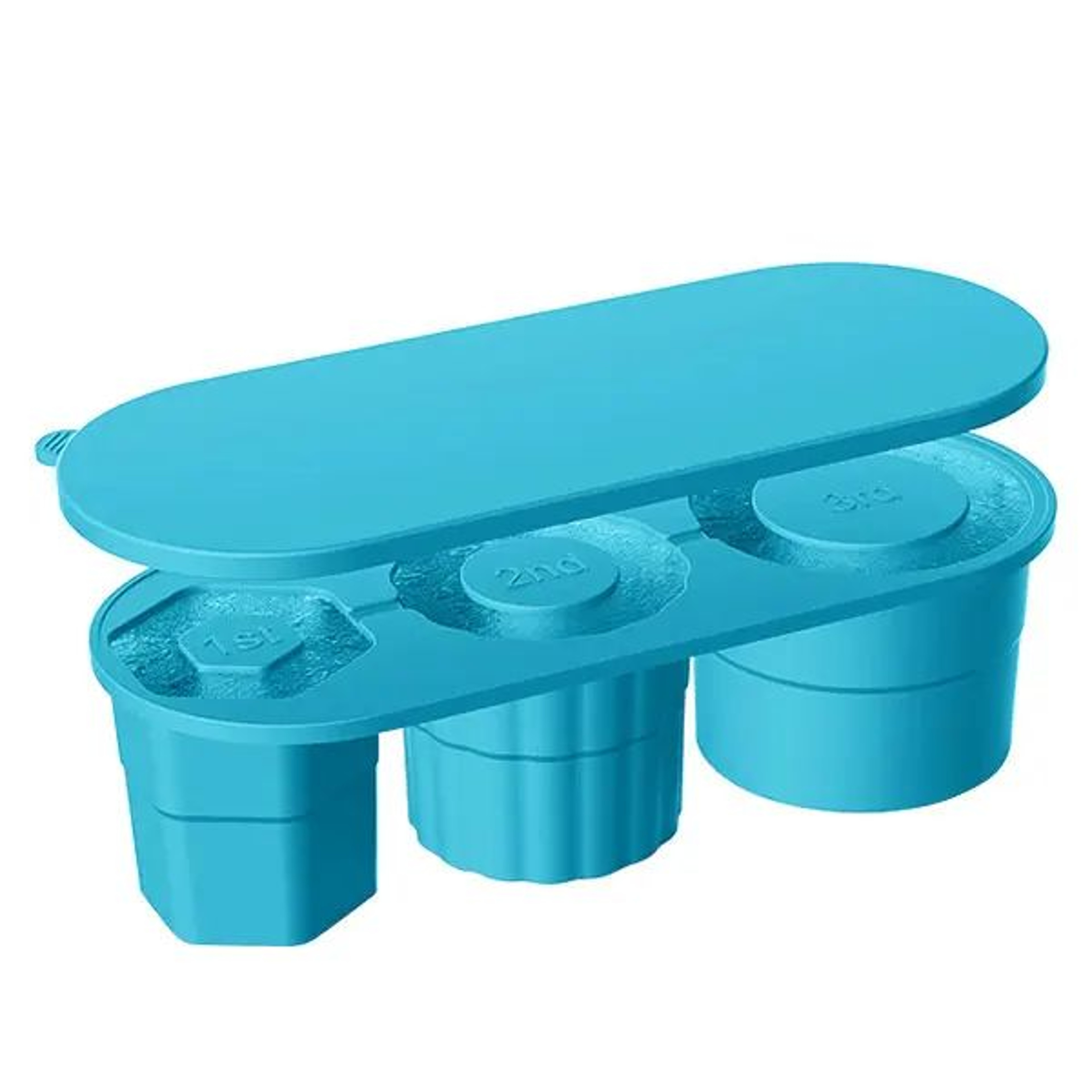 Stanley Tumbler Ice Cube Tray With Lid  Silicone Ice Mold For 20oz 30oz  40oz Cups 5