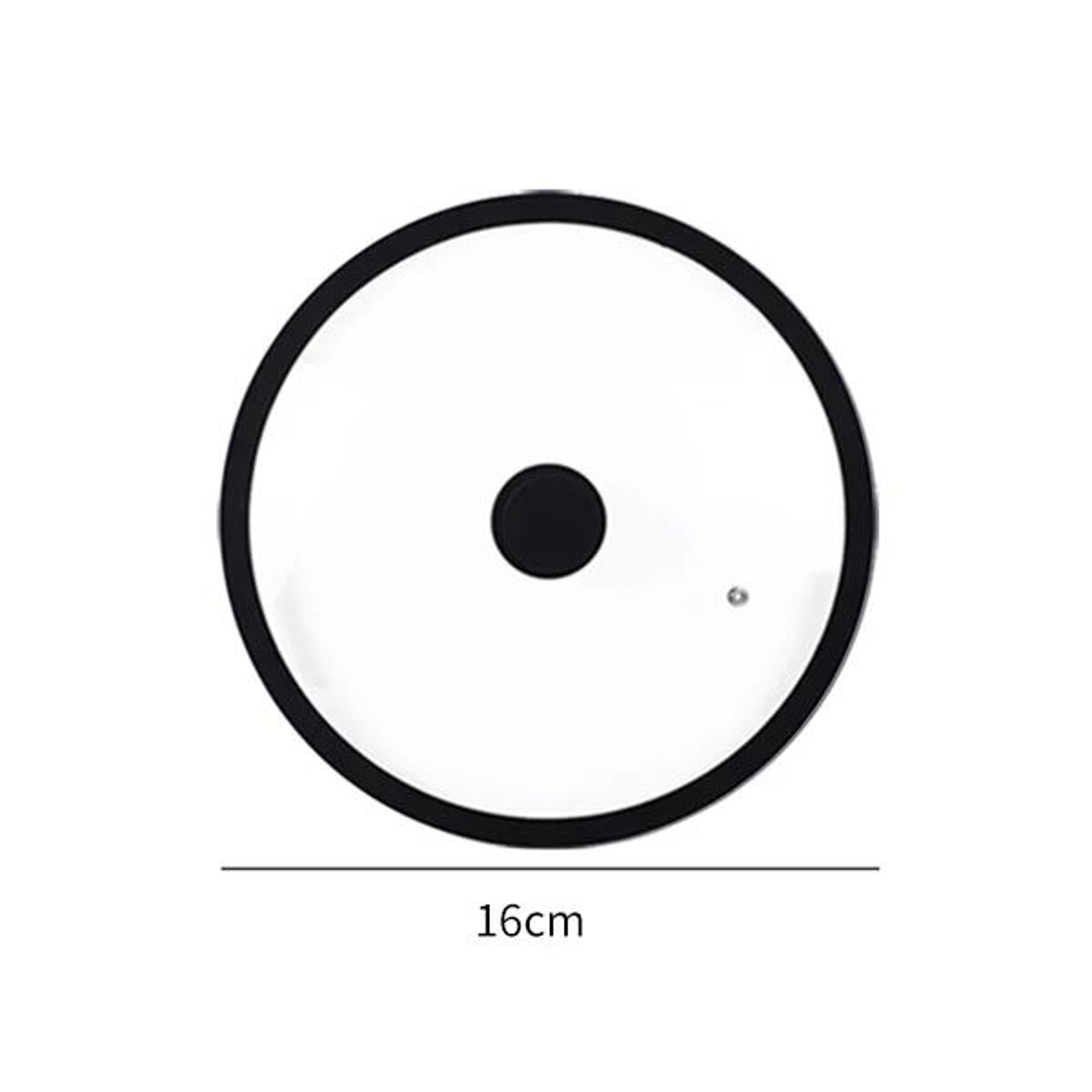 Universal Tempered Glass Pot Lid With Silicone Rim  Vented Cover For Pots Pans  Skillets 3